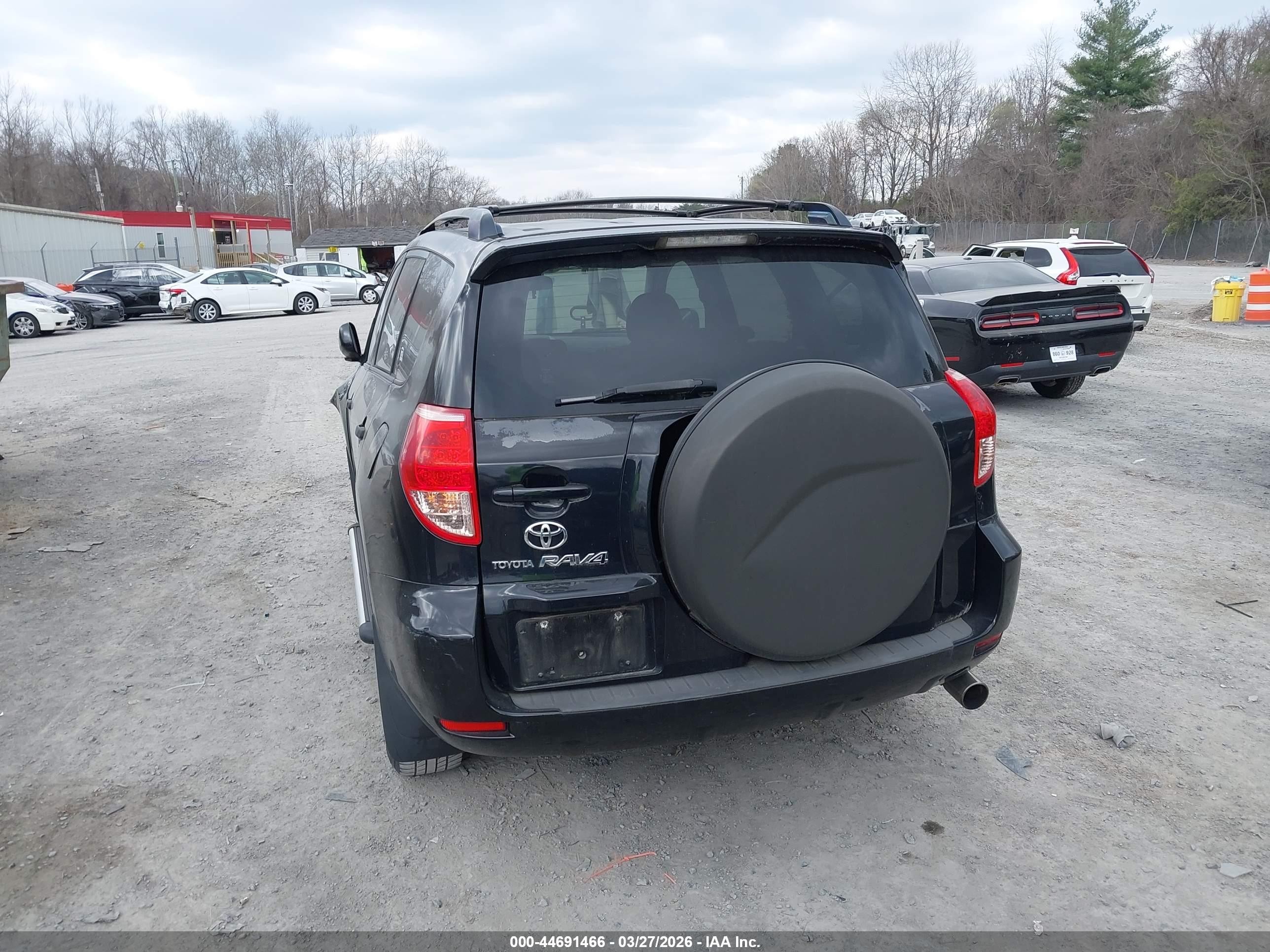 2008 Toyota Rav4 Черный vin: JTMZD33V986074367