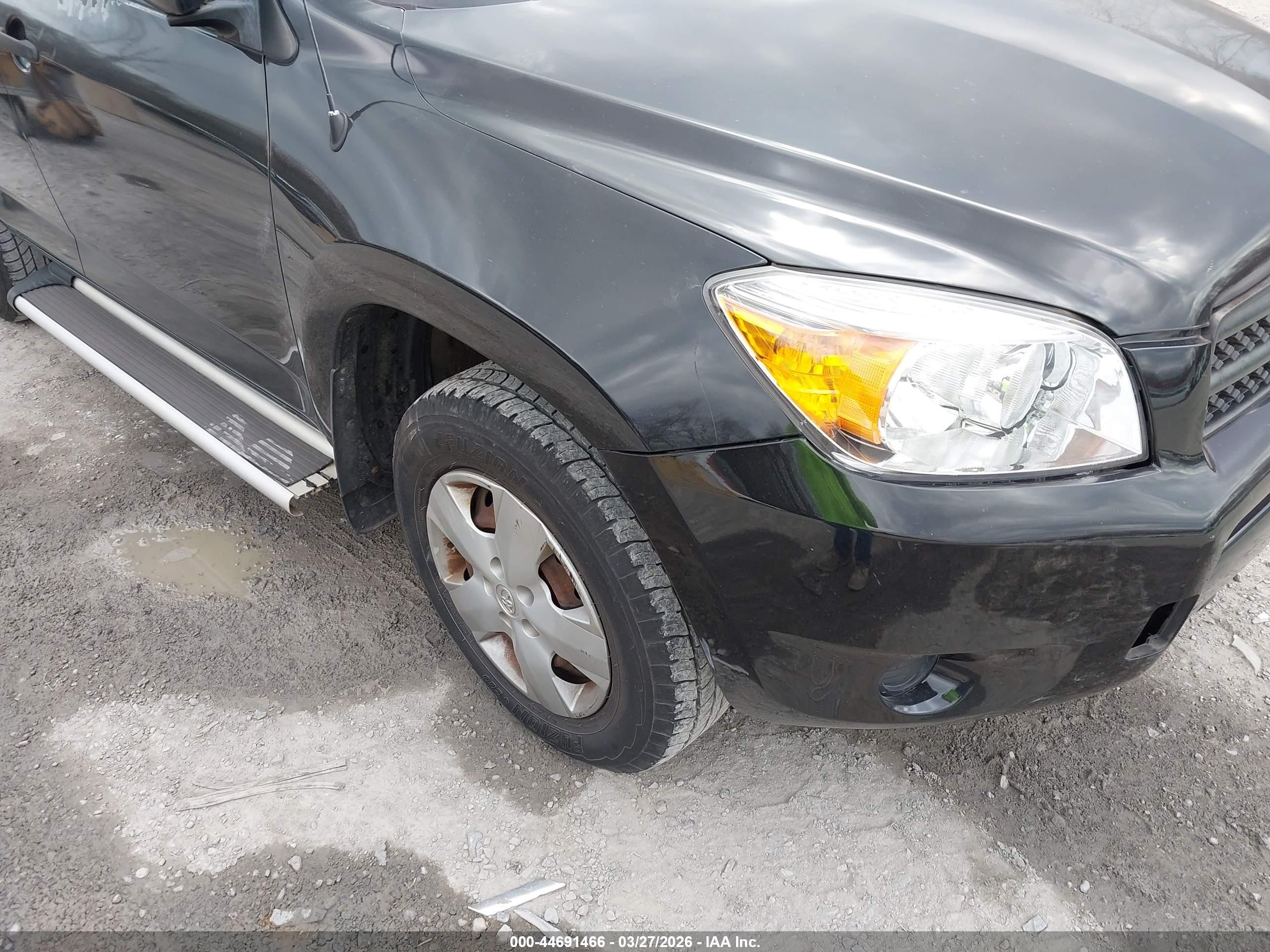 2008 Toyota Rav4 Черный vin: JTMZD33V986074367