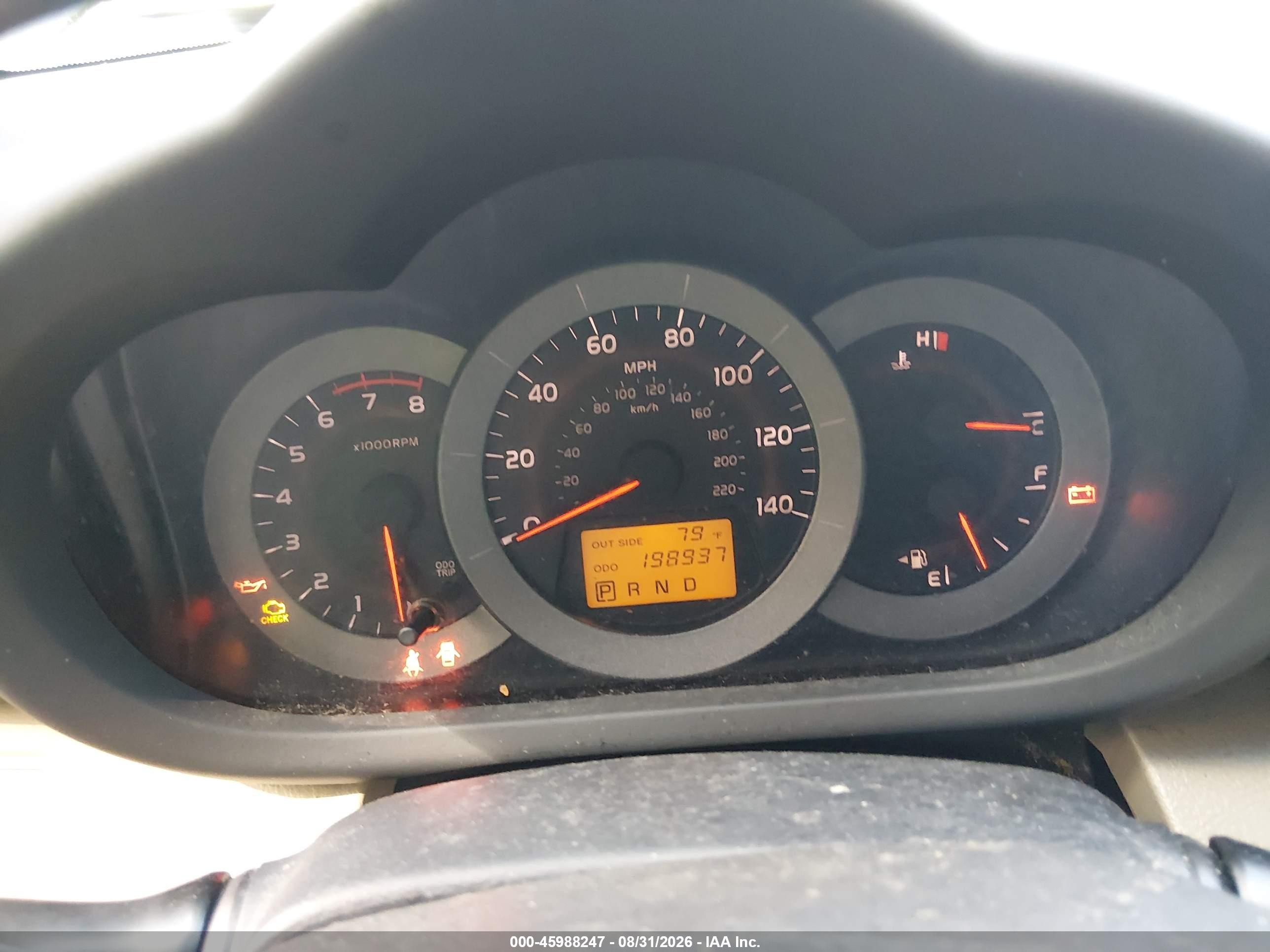 2008 Toyota Rav4   Черный vin: JTMZD33V986077253