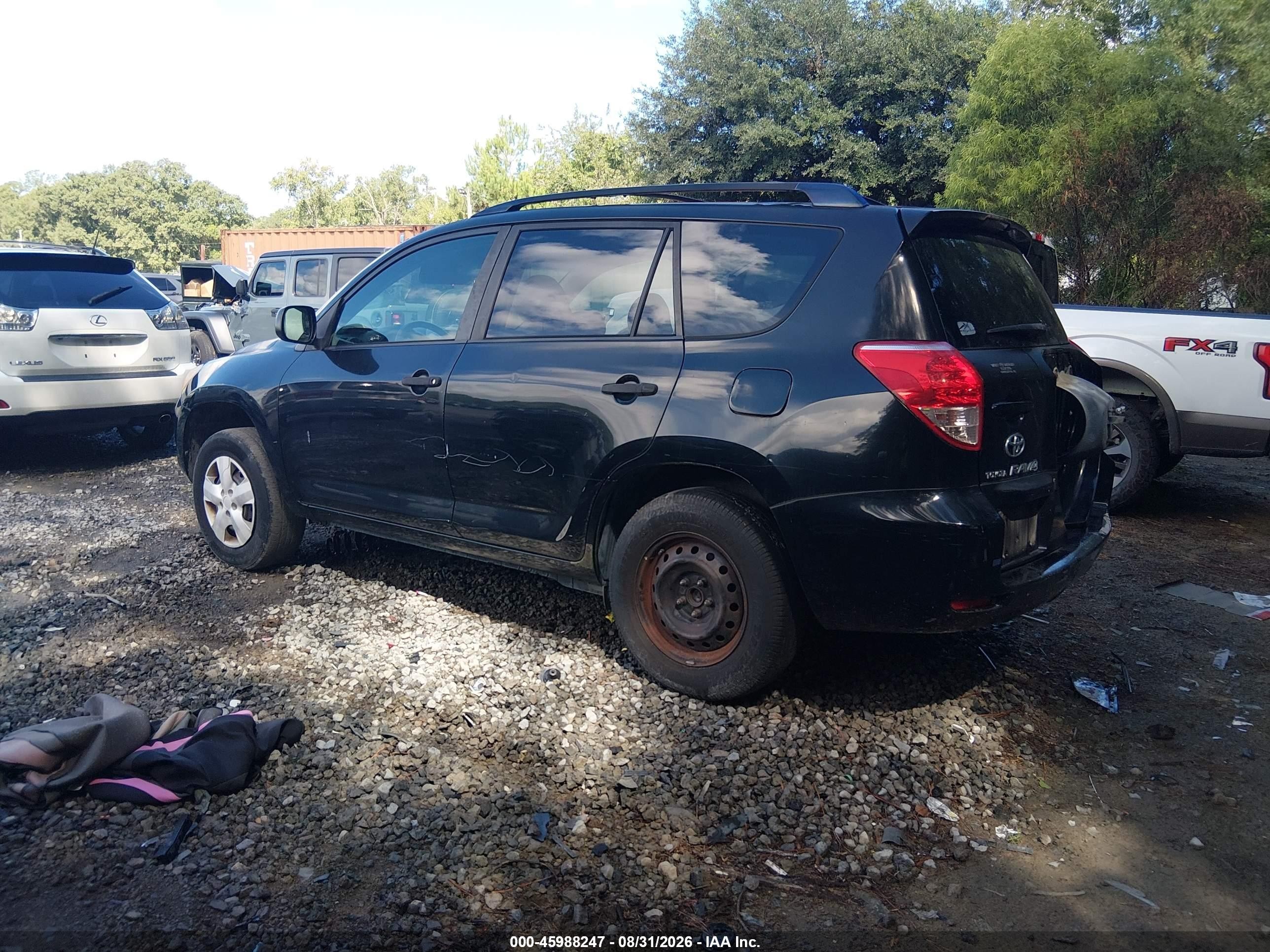 2008 Toyota Rav4   Черный vin: JTMZD33V986077253
