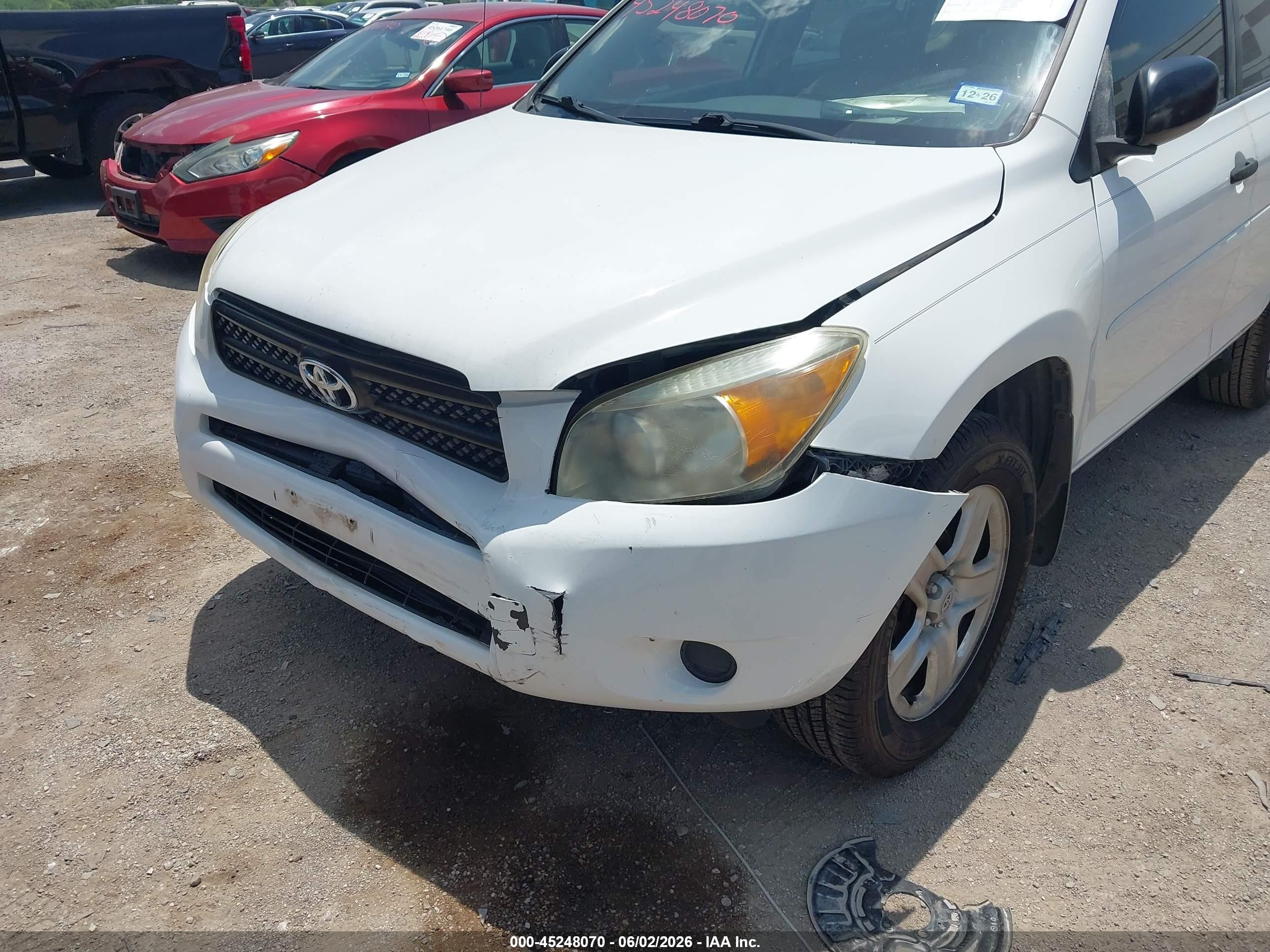 2008 Toyota Rav4 White vin: JTMZD33V986079276