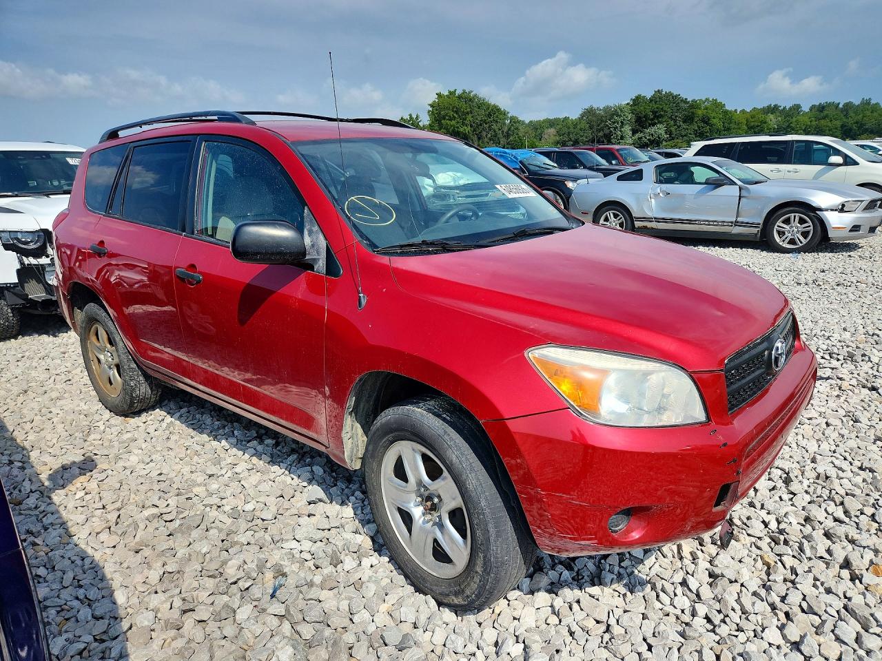2006 Toyota Rav4 Base Red vin: JTMZD33VX65006341