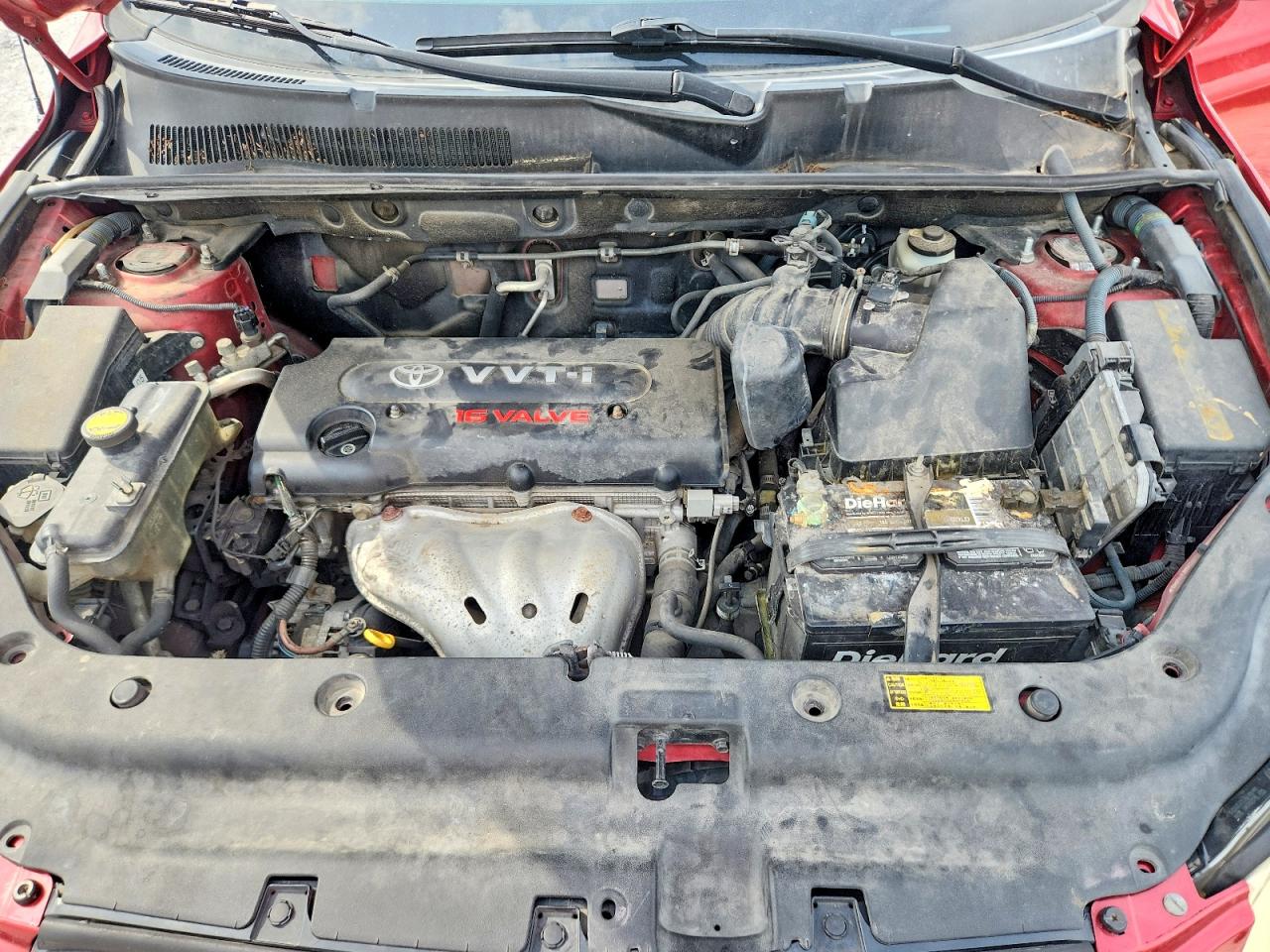 2006 Toyota Rav4 Base Red vin: JTMZD33VX65006341