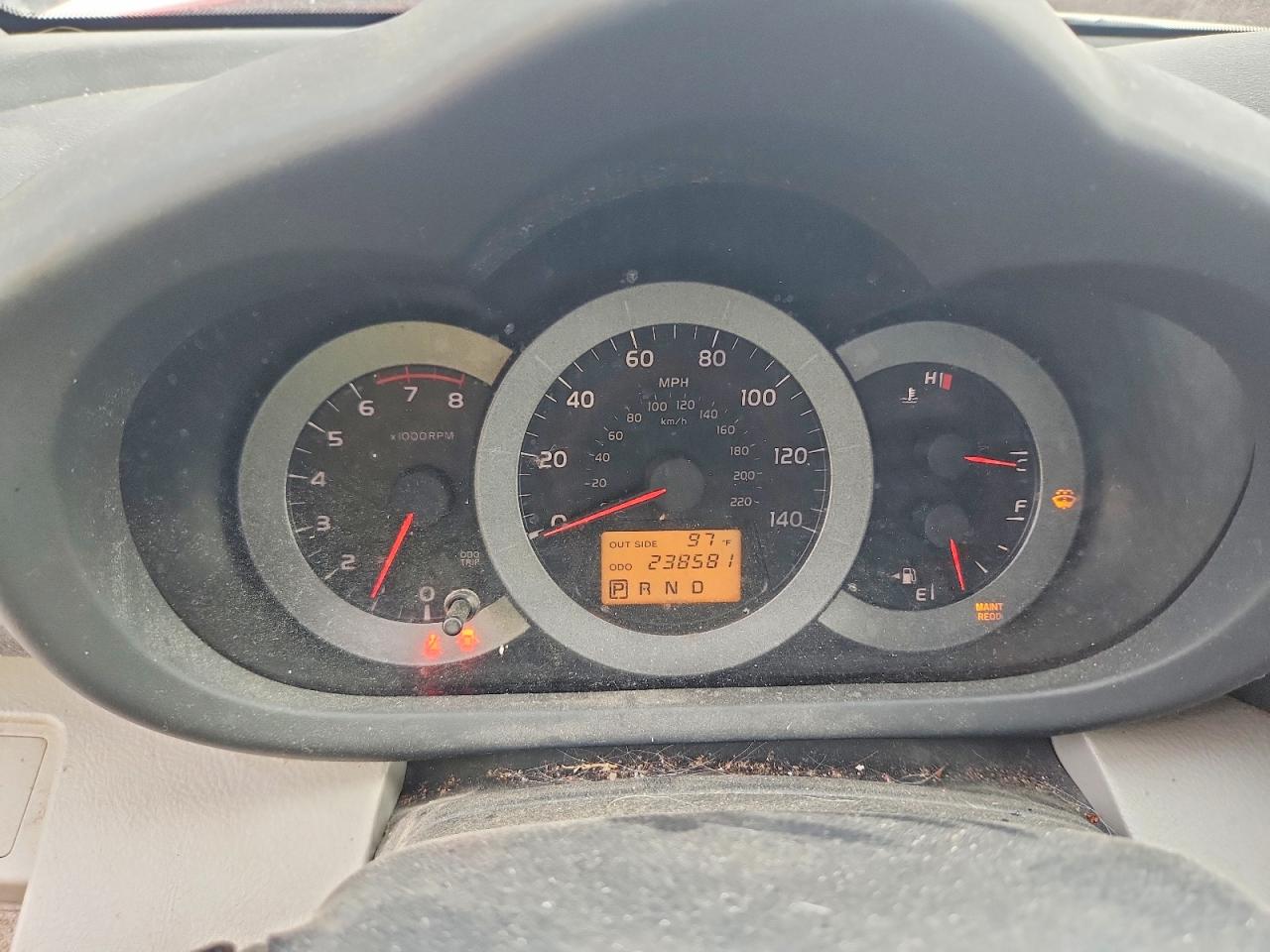 2006 Toyota Rav4 Base Red vin: JTMZD33VX65006341