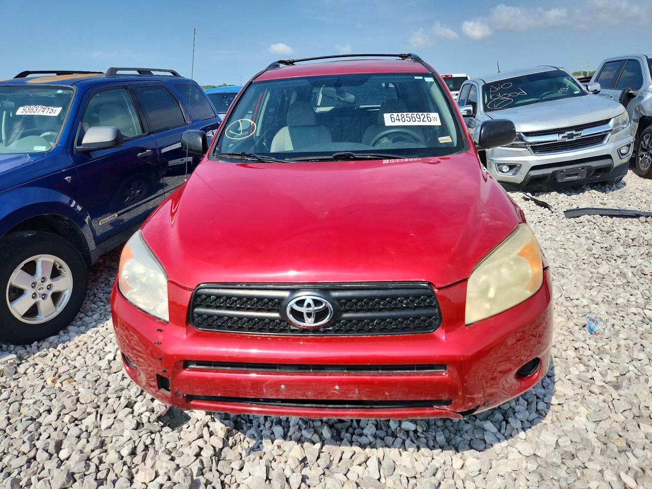 2006 Toyota Rav4 Base Red vin: JTMZD33VX65006341