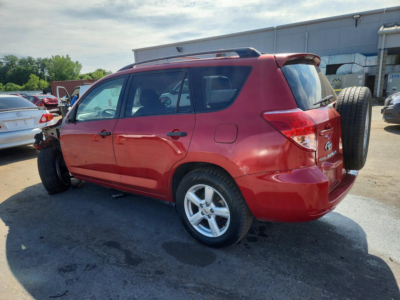 2007 Toyota Rav4 Base Red vin: JTMZD33VX76035401