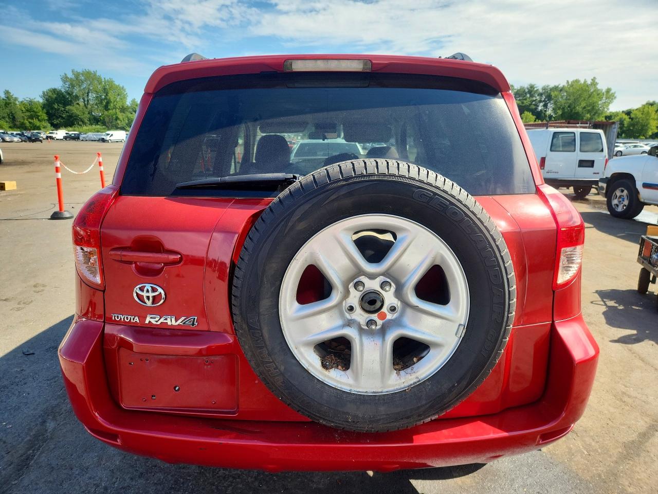2007 Toyota Rav4 Base Red vin: JTMZD33VX76035401