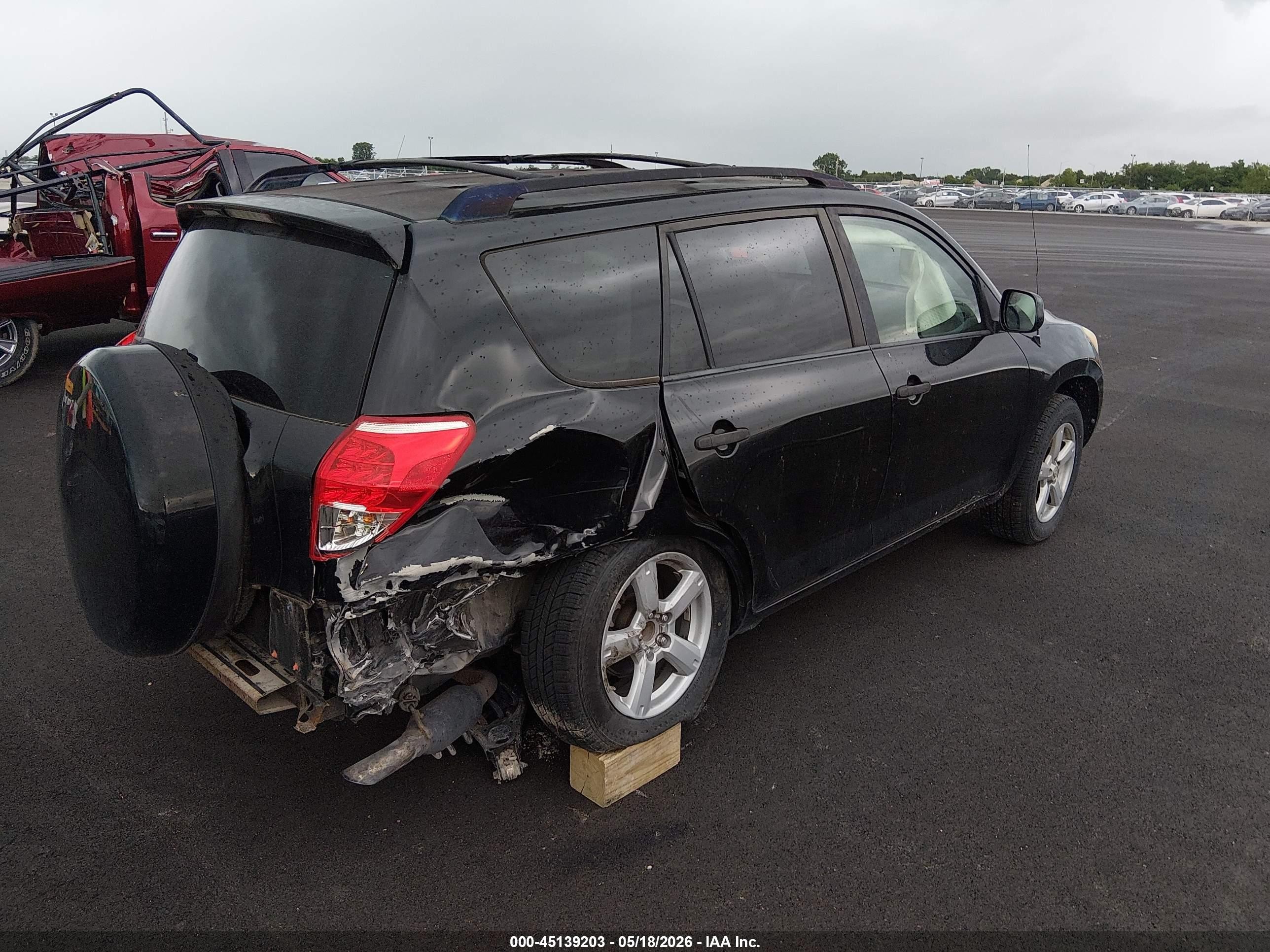 2007 Toyota Rav4 Black vin: JTMZD33VX76037245