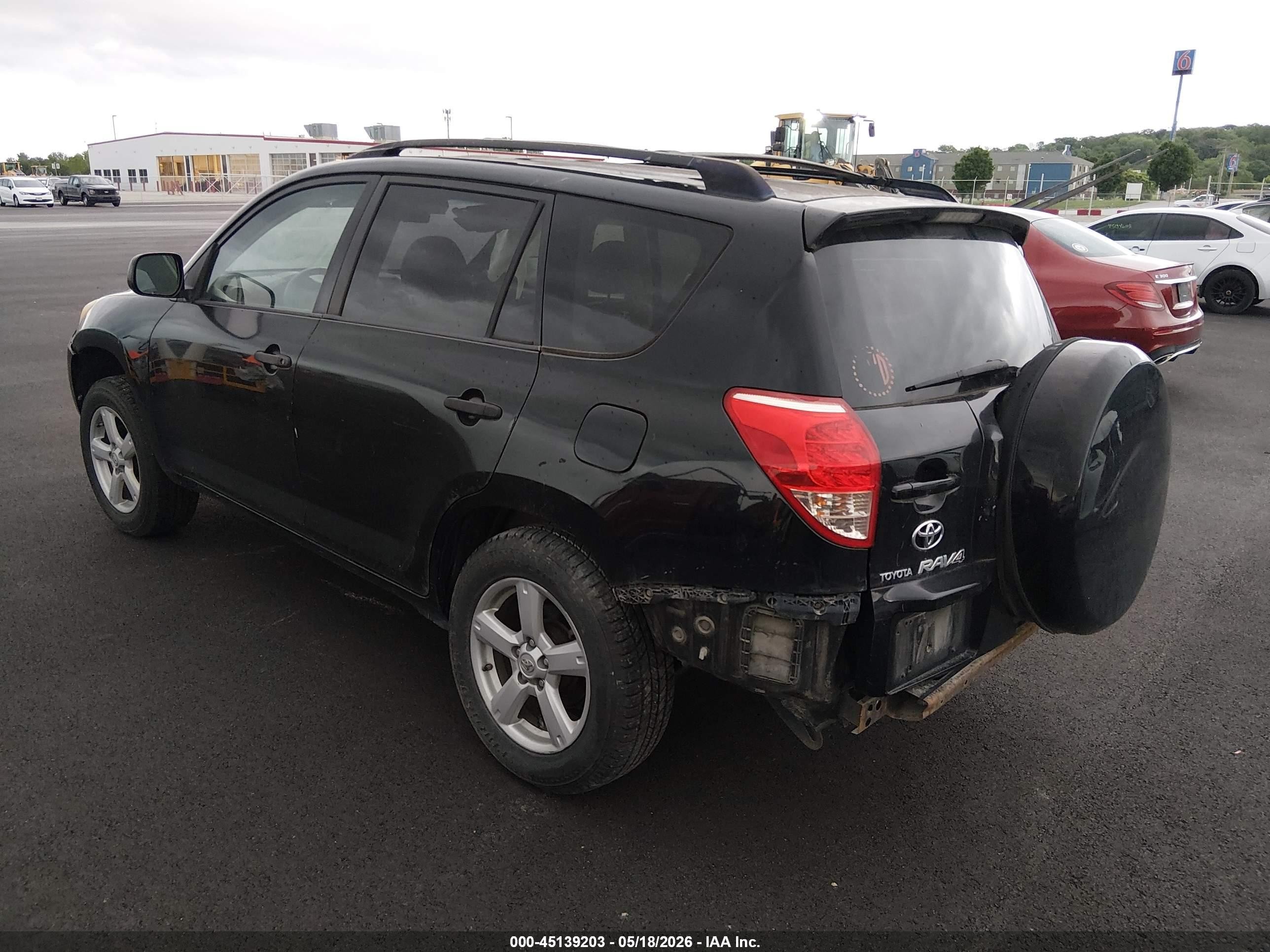 2007 Toyota Rav4 Black vin: JTMZD33VX76037245