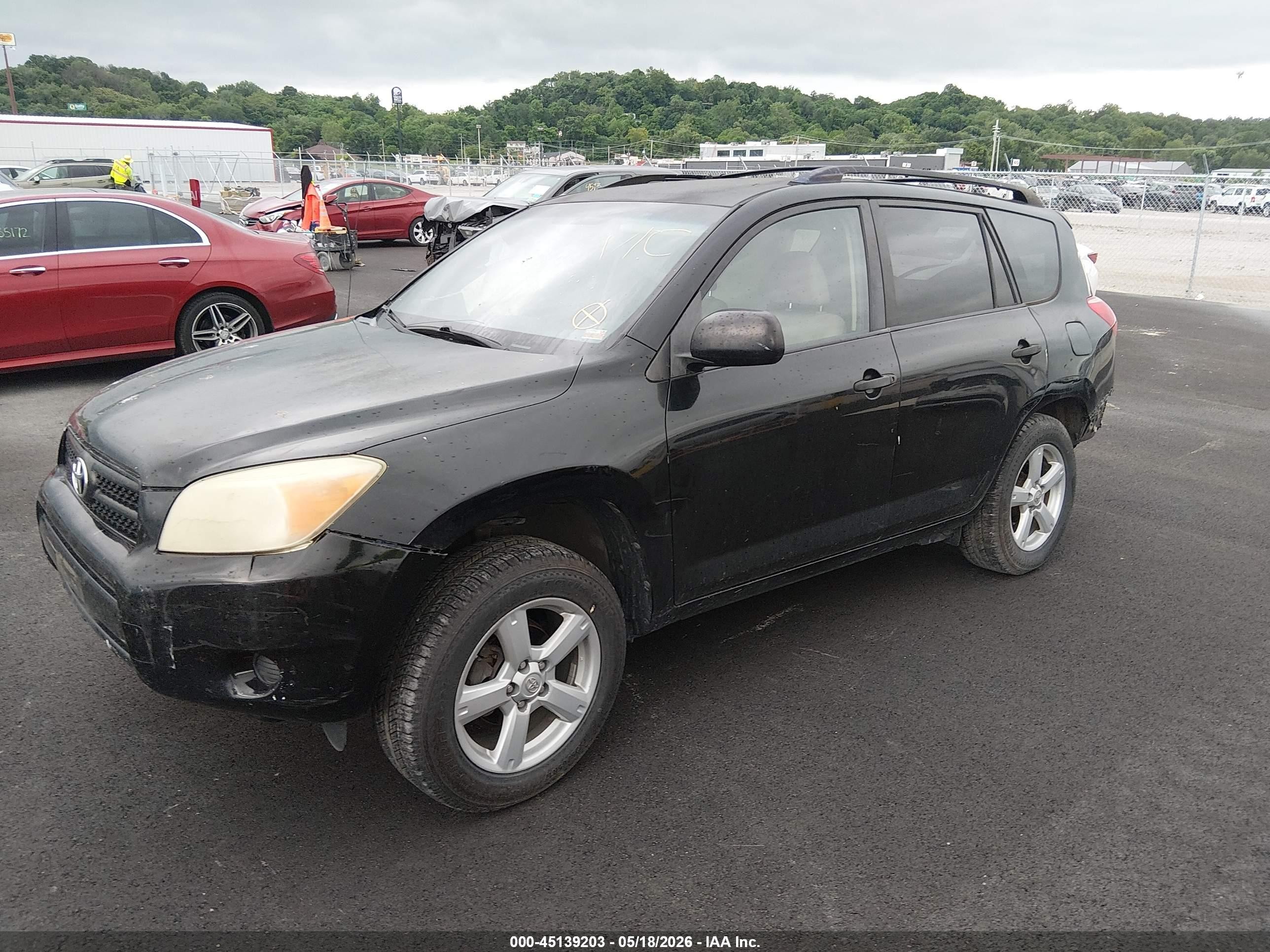 2007 Toyota Rav4 Black vin: JTMZD33VX76037245