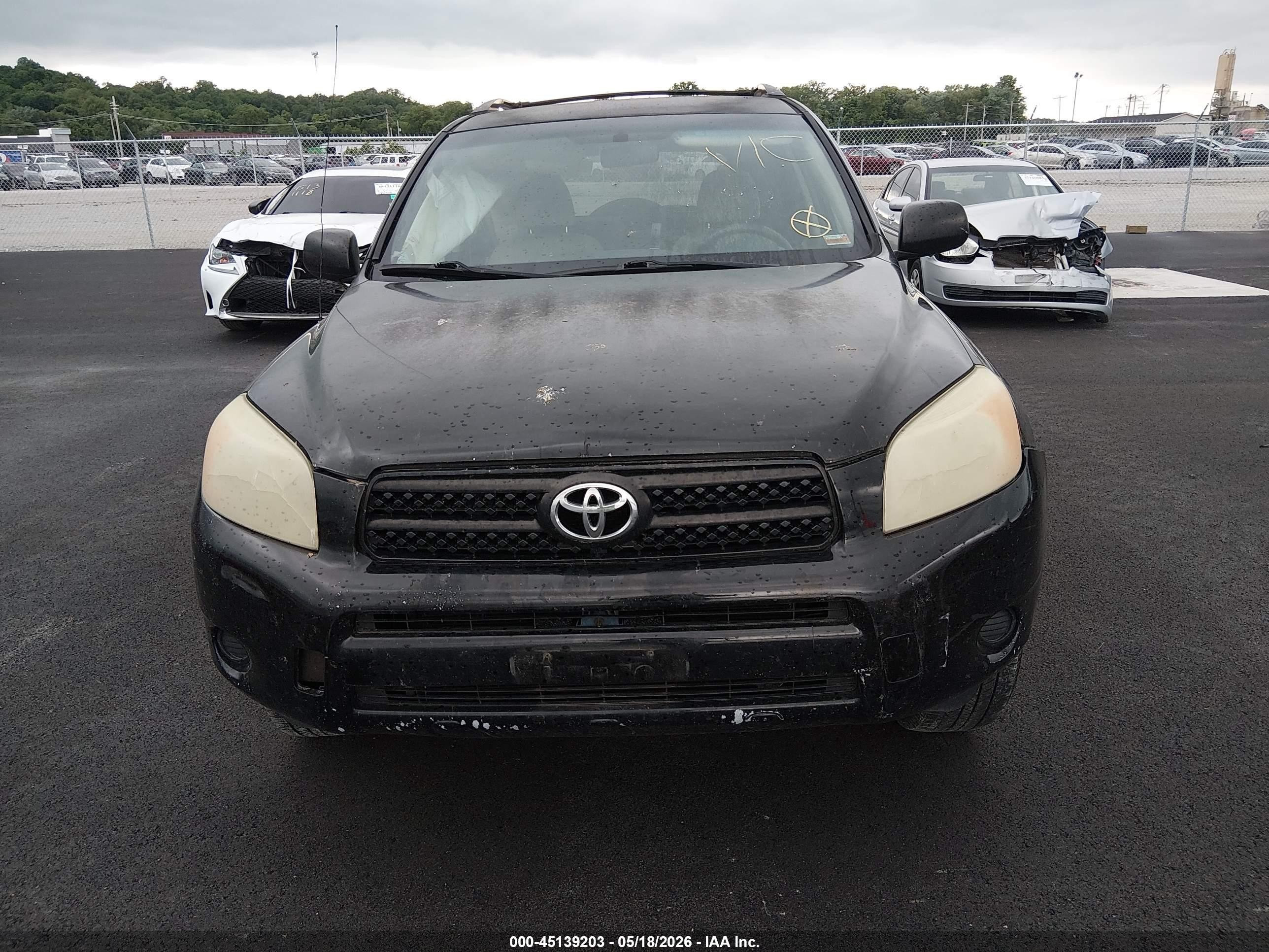 2007 Toyota Rav4 Black vin: JTMZD33VX76037245