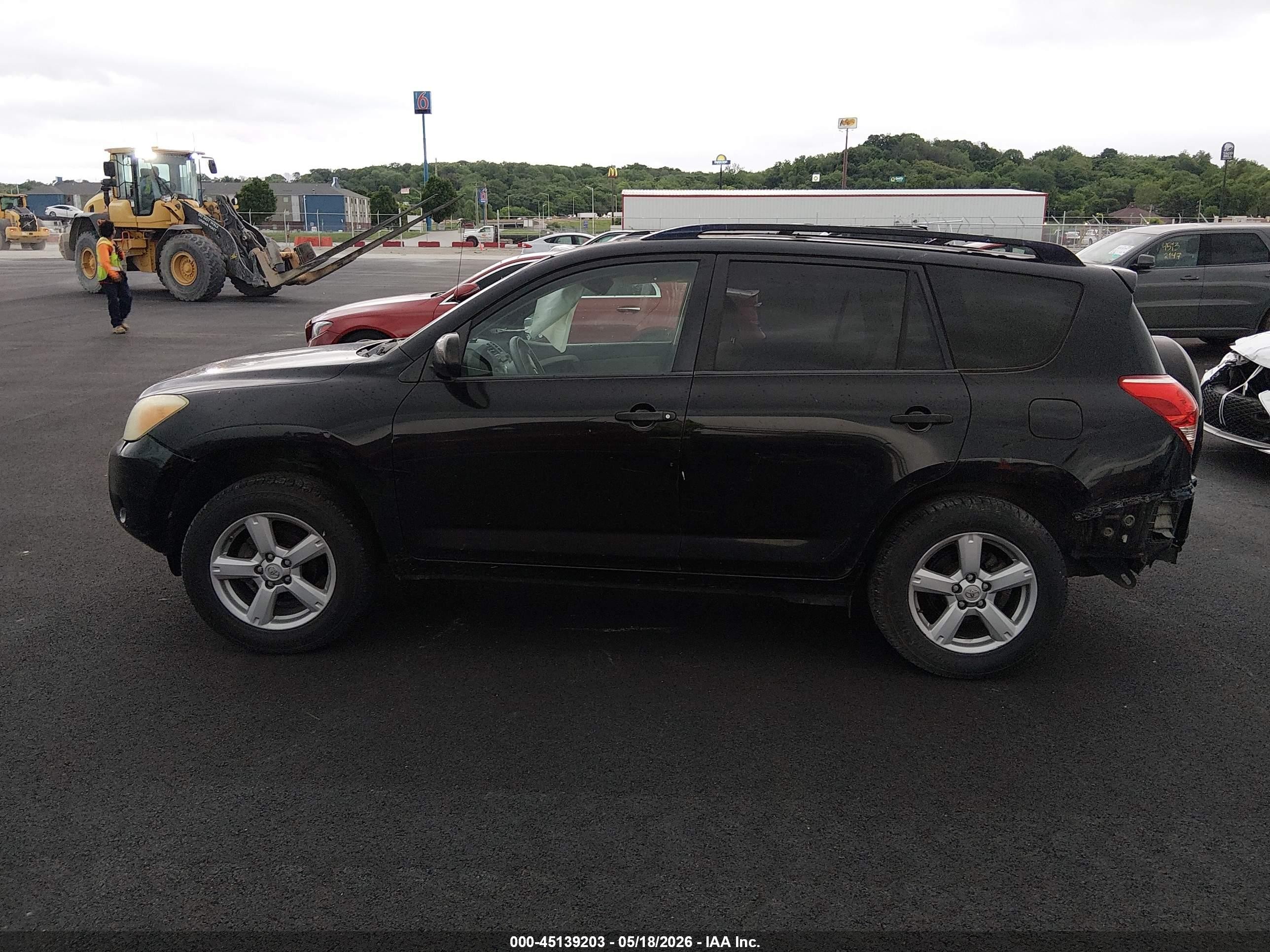 2007 Toyota Rav4 Black vin: JTMZD33VX76037245