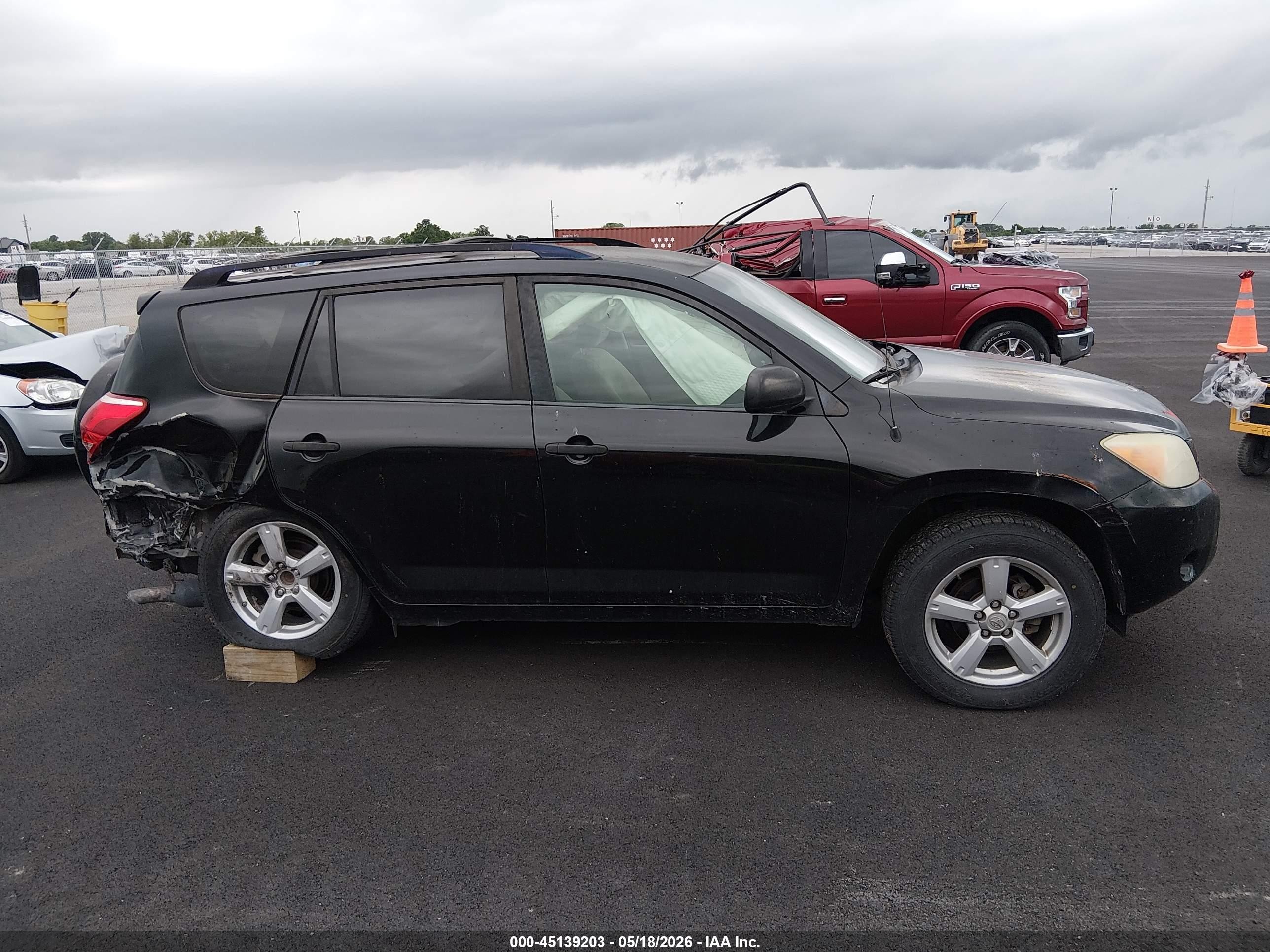 2007 Toyota Rav4 Black vin: JTMZD33VX76037245