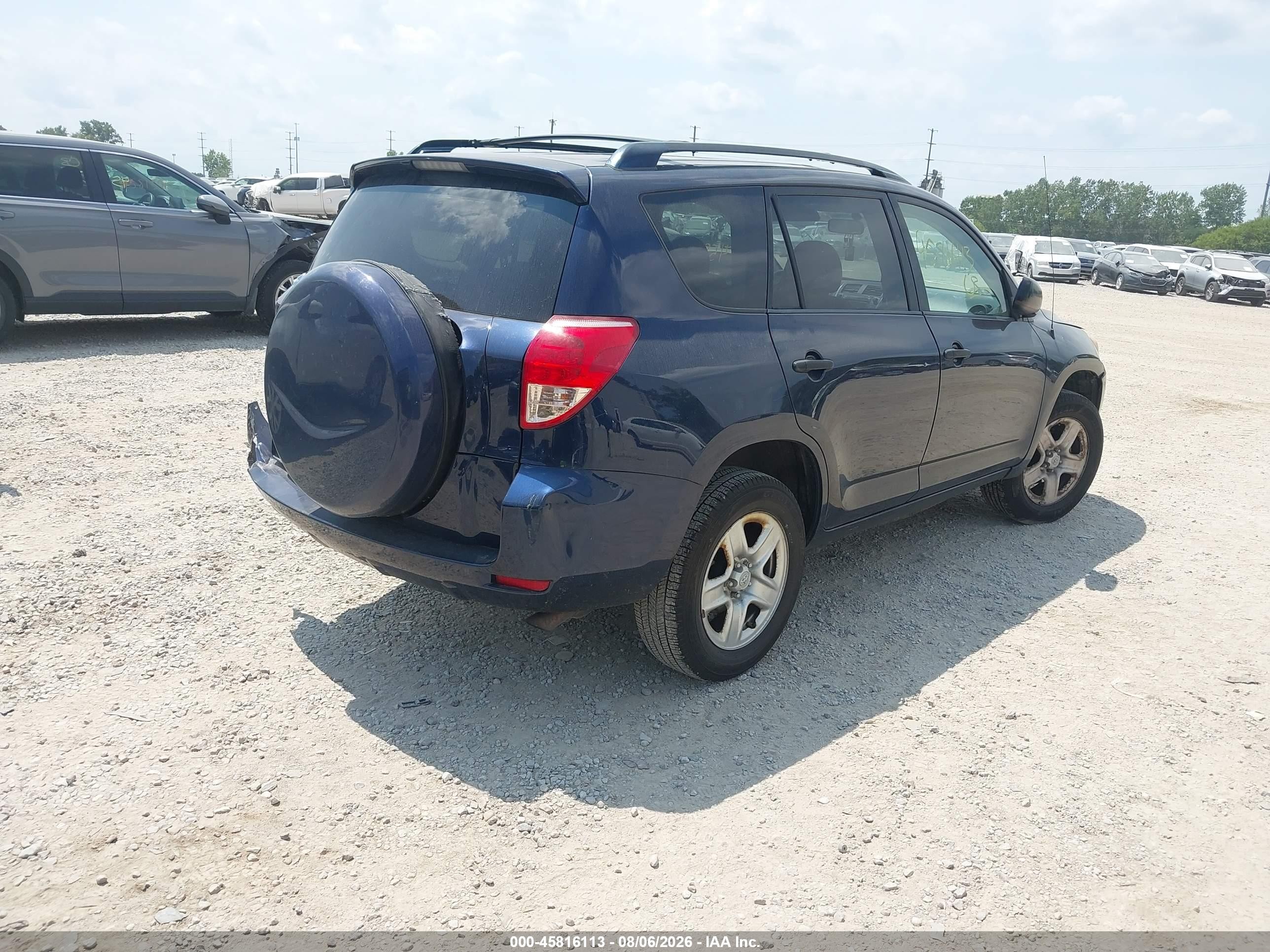 2007 Toyota Rav4   Blue vin: JTMZD33VX76044809