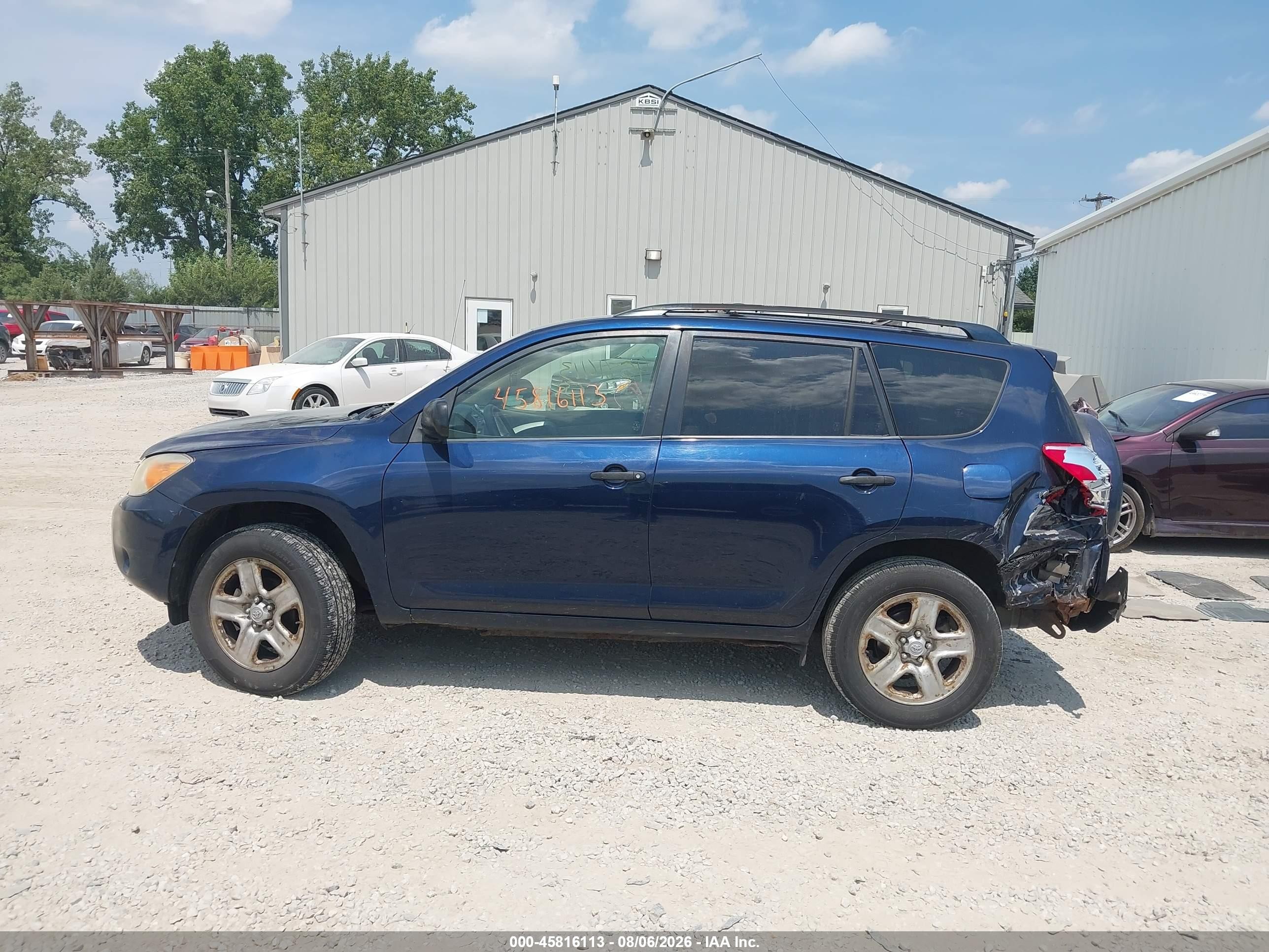 2007 Toyota Rav4   Blue vin: JTMZD33VX76044809