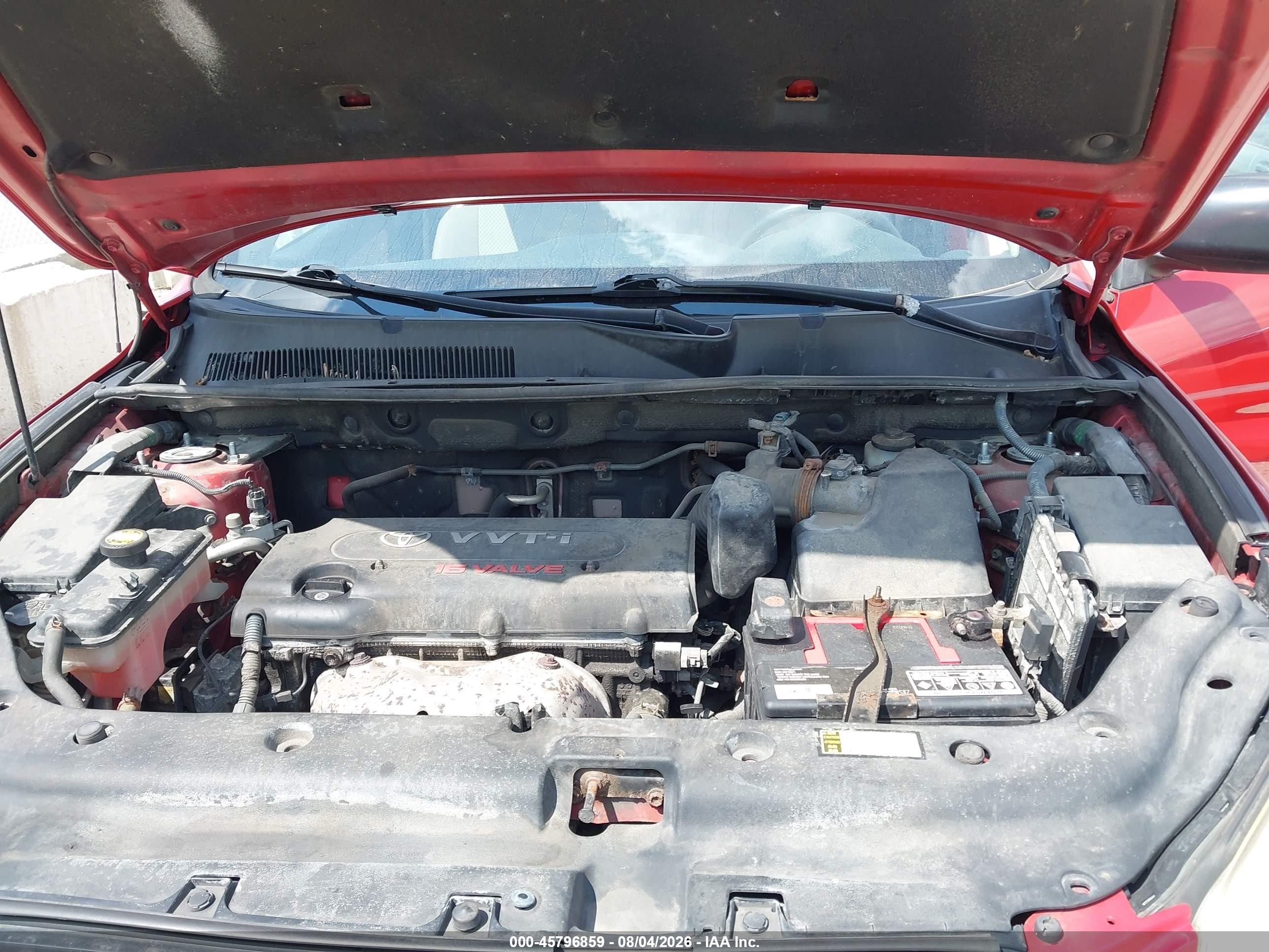 2008 Toyota Rav4   Red vin: JTMZD33VX85108824