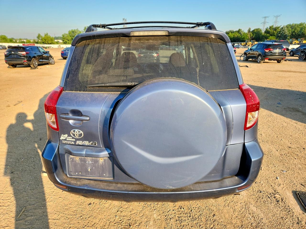 2008 Toyota Rav4 Base Blue vin: JTMZD33VX85113876