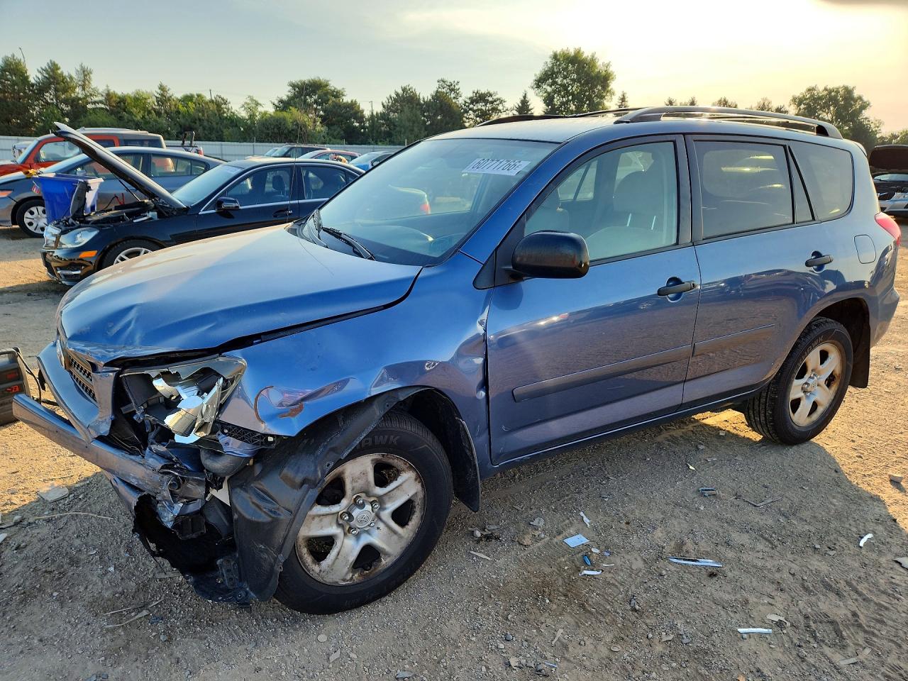 2008 Toyota Rav4 Base Синий vin: JTMZD33VX85113876