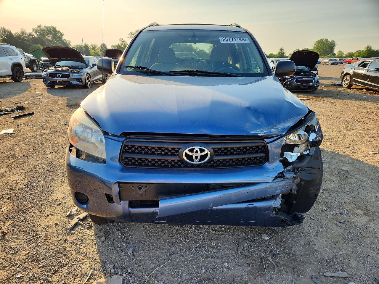 2008 Toyota Rav4 Base Blue vin: JTMZD33VX85113876