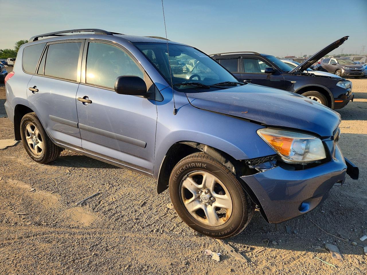 2008 Toyota Rav4 Base Blue vin: JTMZD33VX85113876