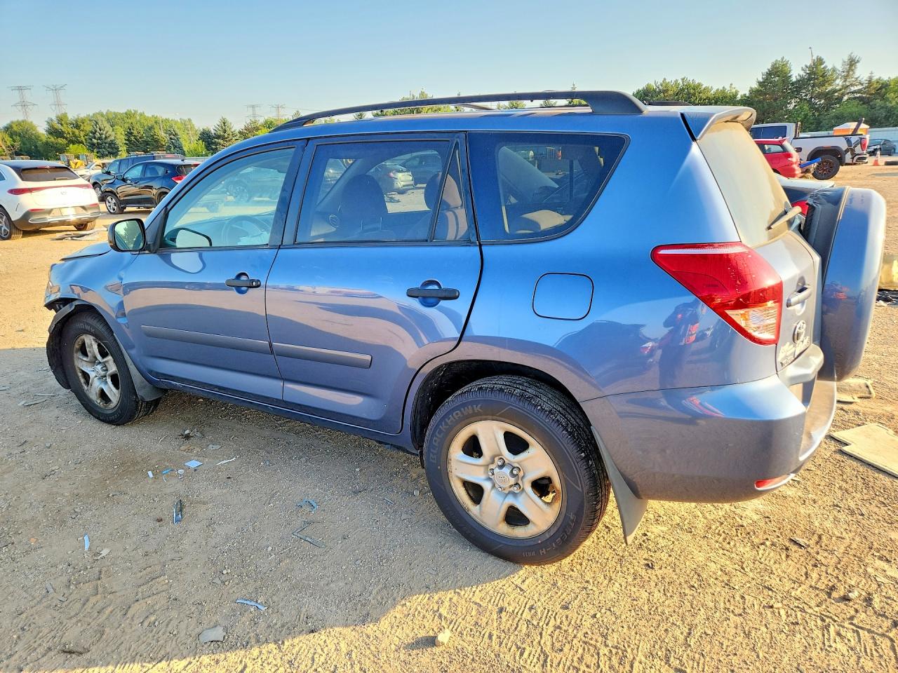 2008 Toyota Rav4 Base Blue vin: JTMZD33VX85113876