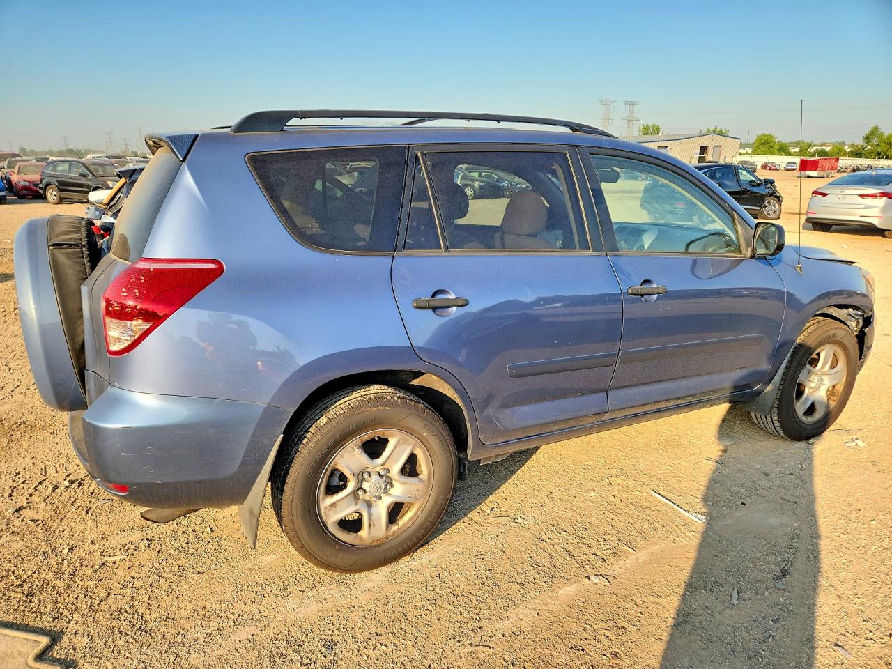 2008 Toyota Rav4 Base Blue vin: JTMZD33VX85113876