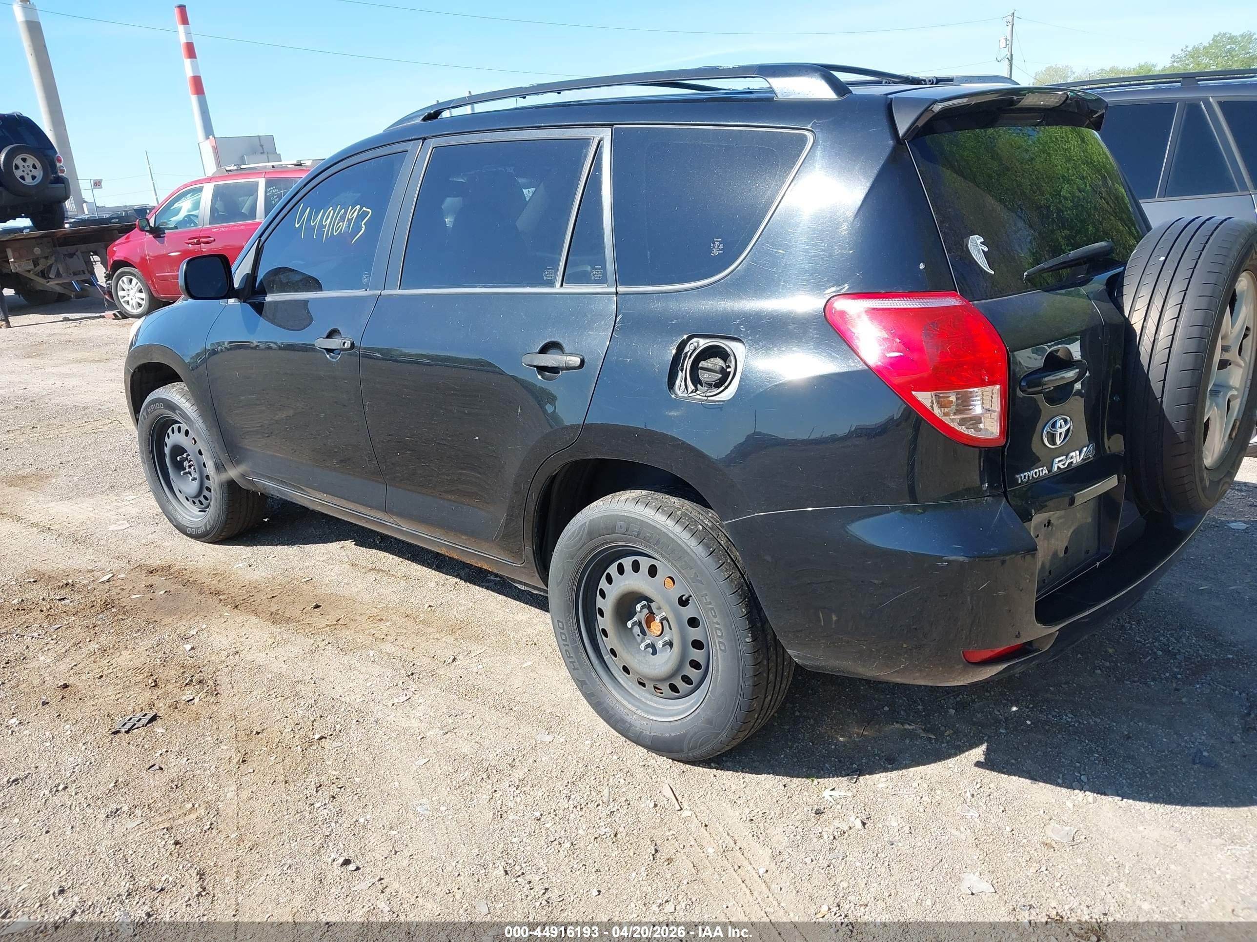 2008 Toyota Rav4   Black vin: JTMZD33VX85116325