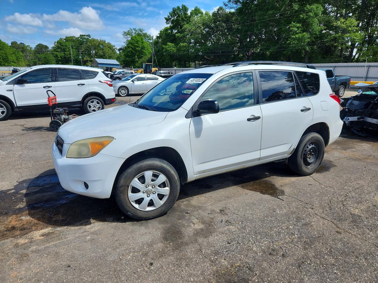 2008 Toyota Rav4 Base White vin: JTMZD33VX86054581