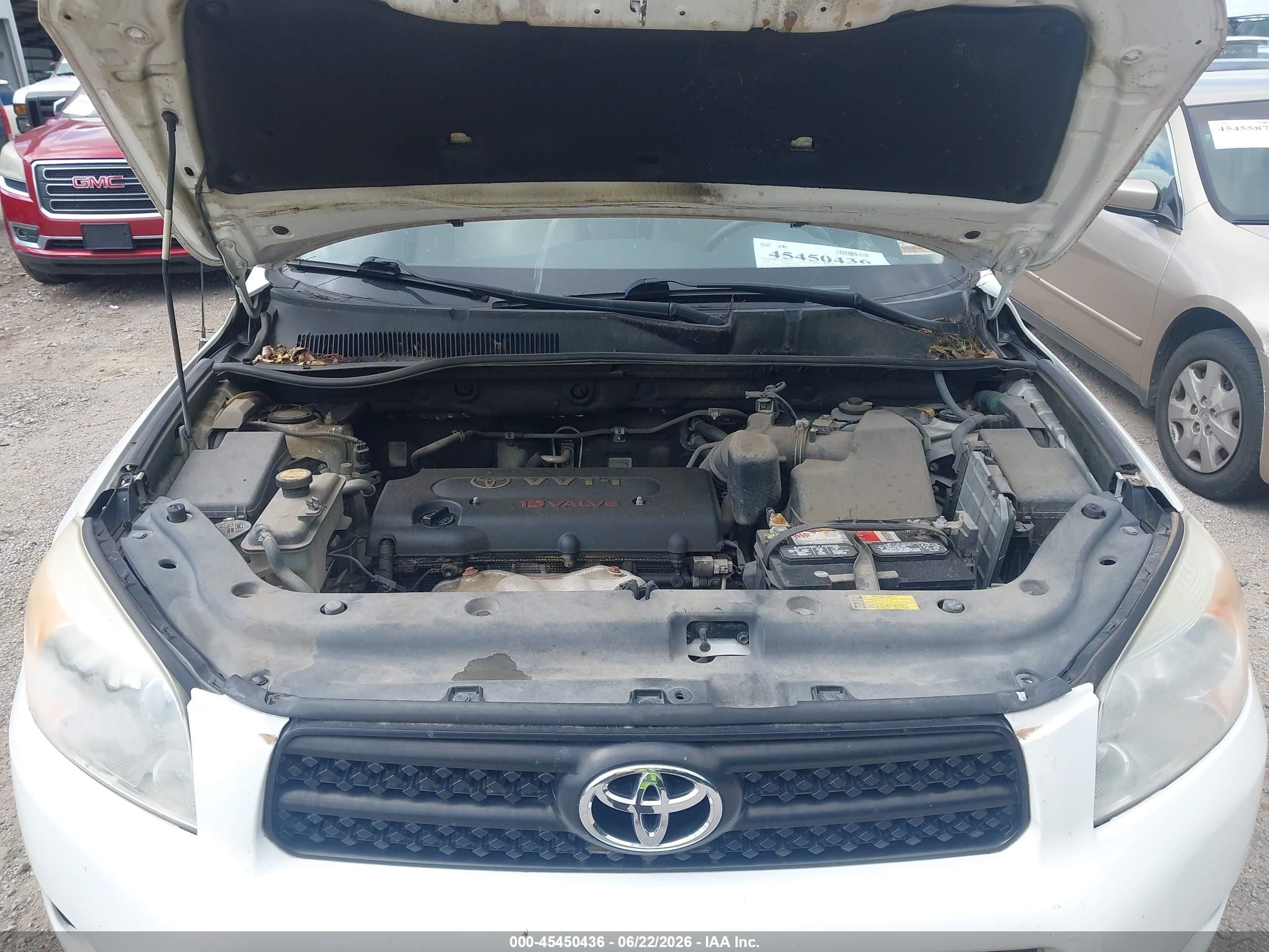2008 Toyota Rav4   White vin: JTMZD33VX86055648