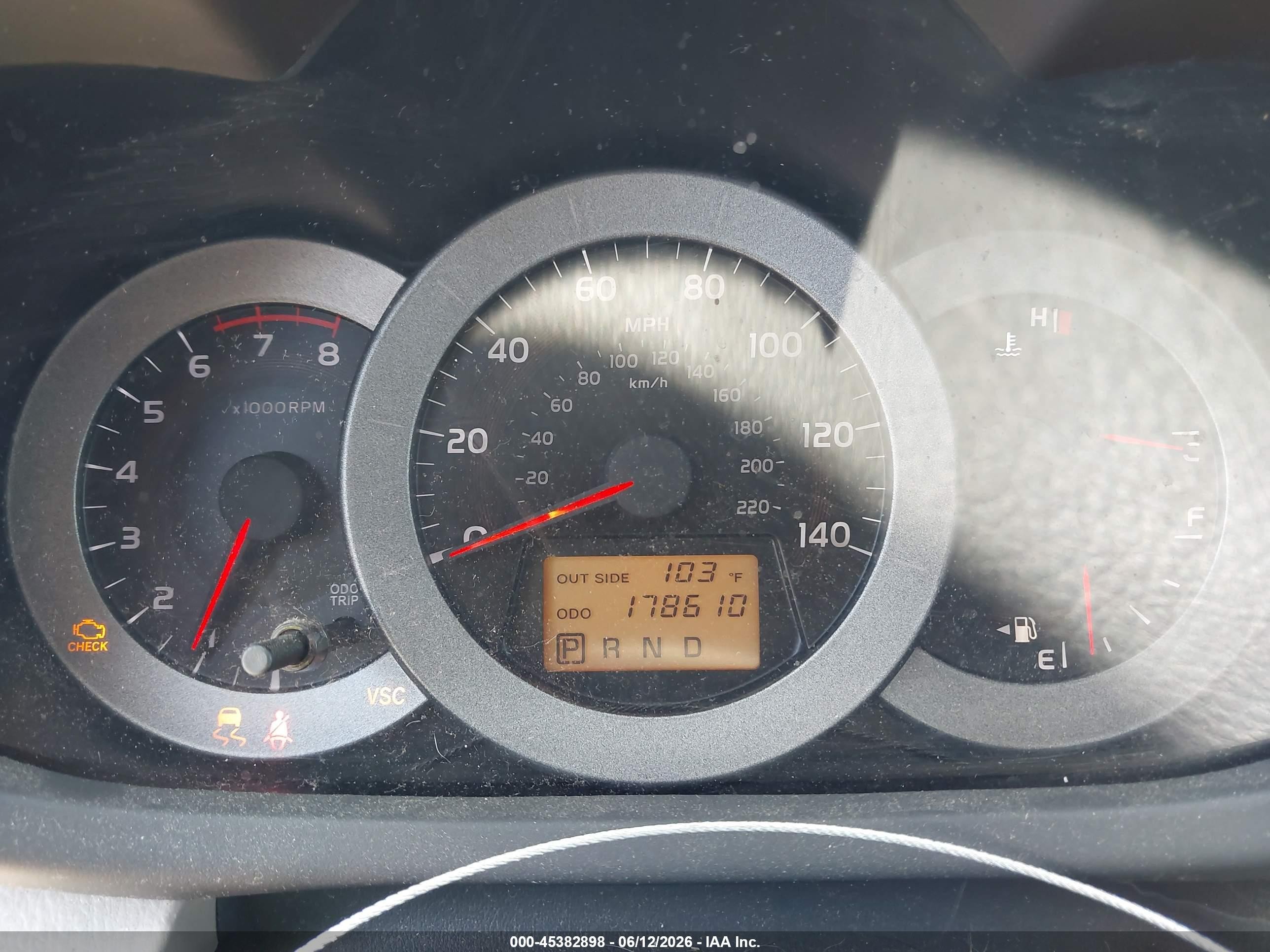 2008 Toyota Rav4   Black vin: JTMZD33VX86066987