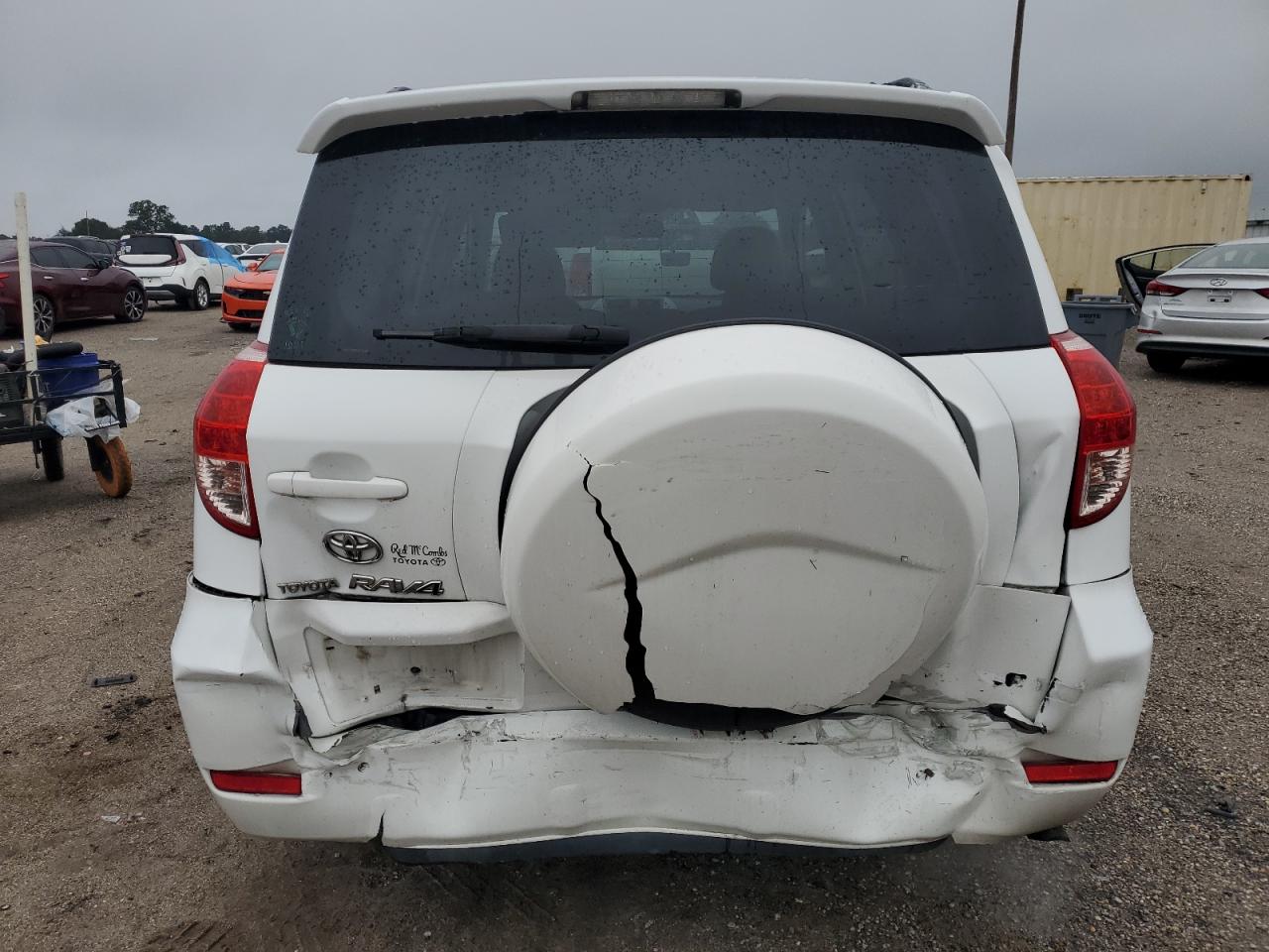 2008 Toyota Rav 4 White vin: JTMZD33VX86072501