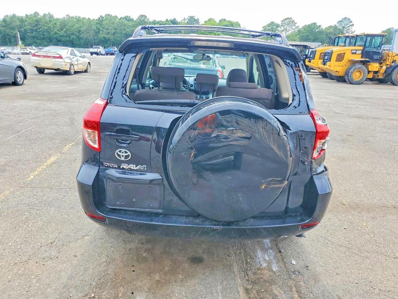 2008 Toyota Rav4 Base Black vin: JTMZD33VX86078105