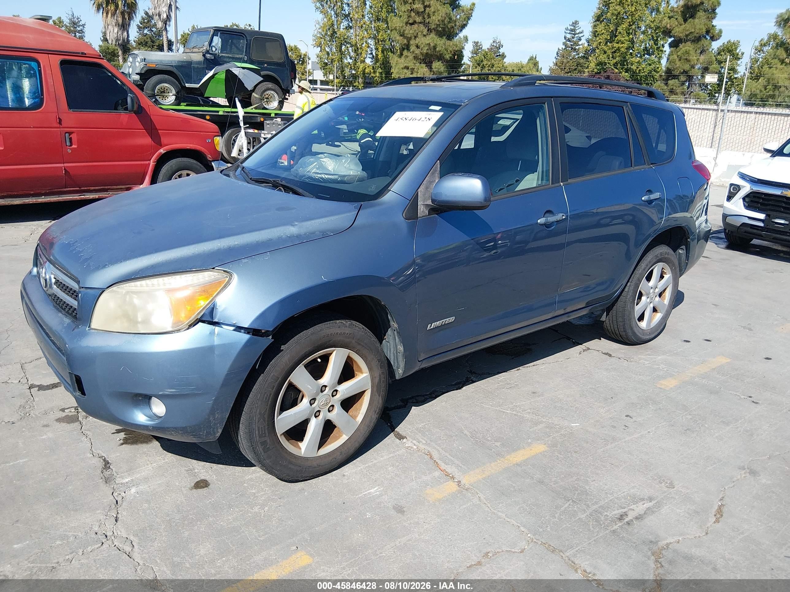 2006 Toyota Rav4 Limited Blue vin: JTMZD34V365003019