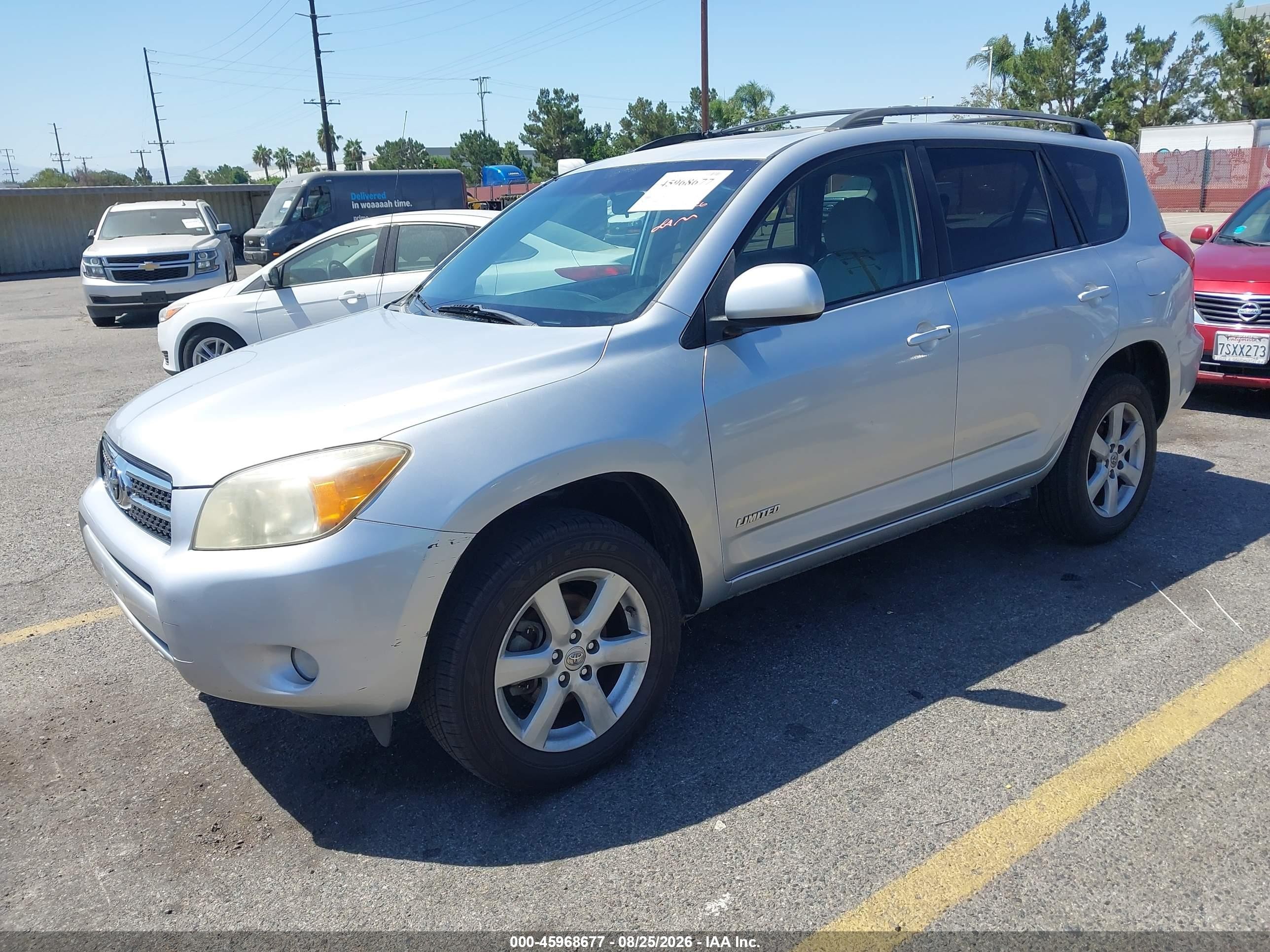 2007 Toyota Rav4 Limited Silver vin: JTMZD34V475035513