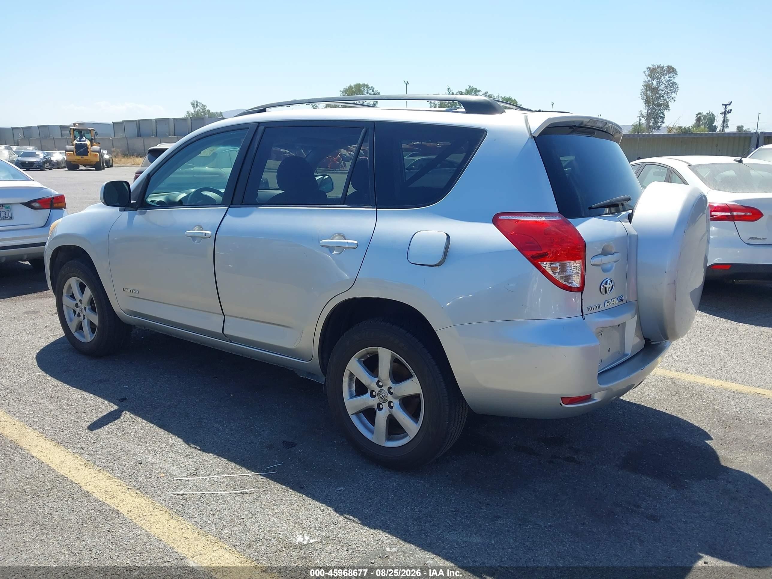2007 Toyota Rav4 Limited Silver vin: JTMZD34V475035513