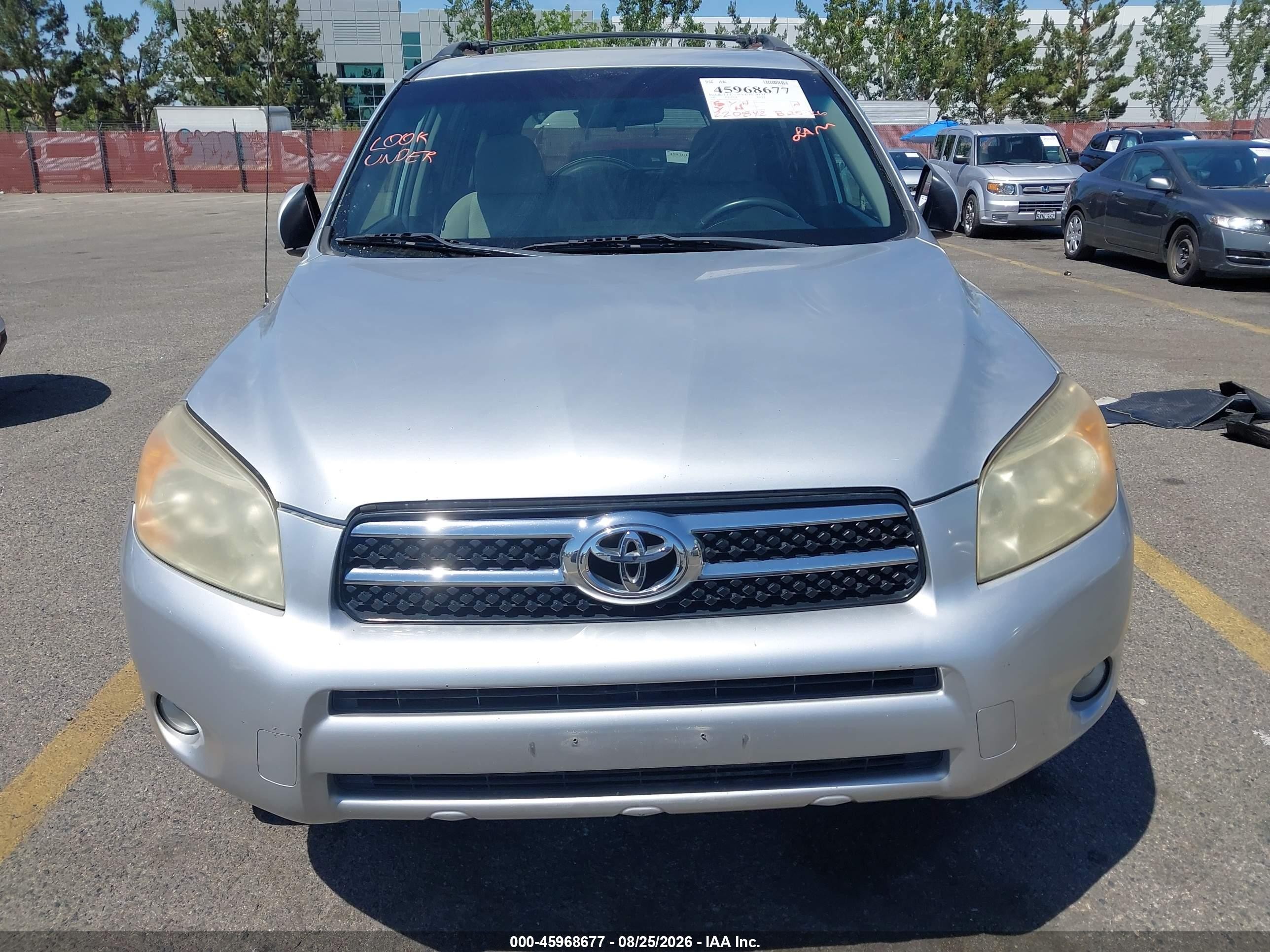 2007 Toyota Rav4 Limited Silver vin: JTMZD34V475035513