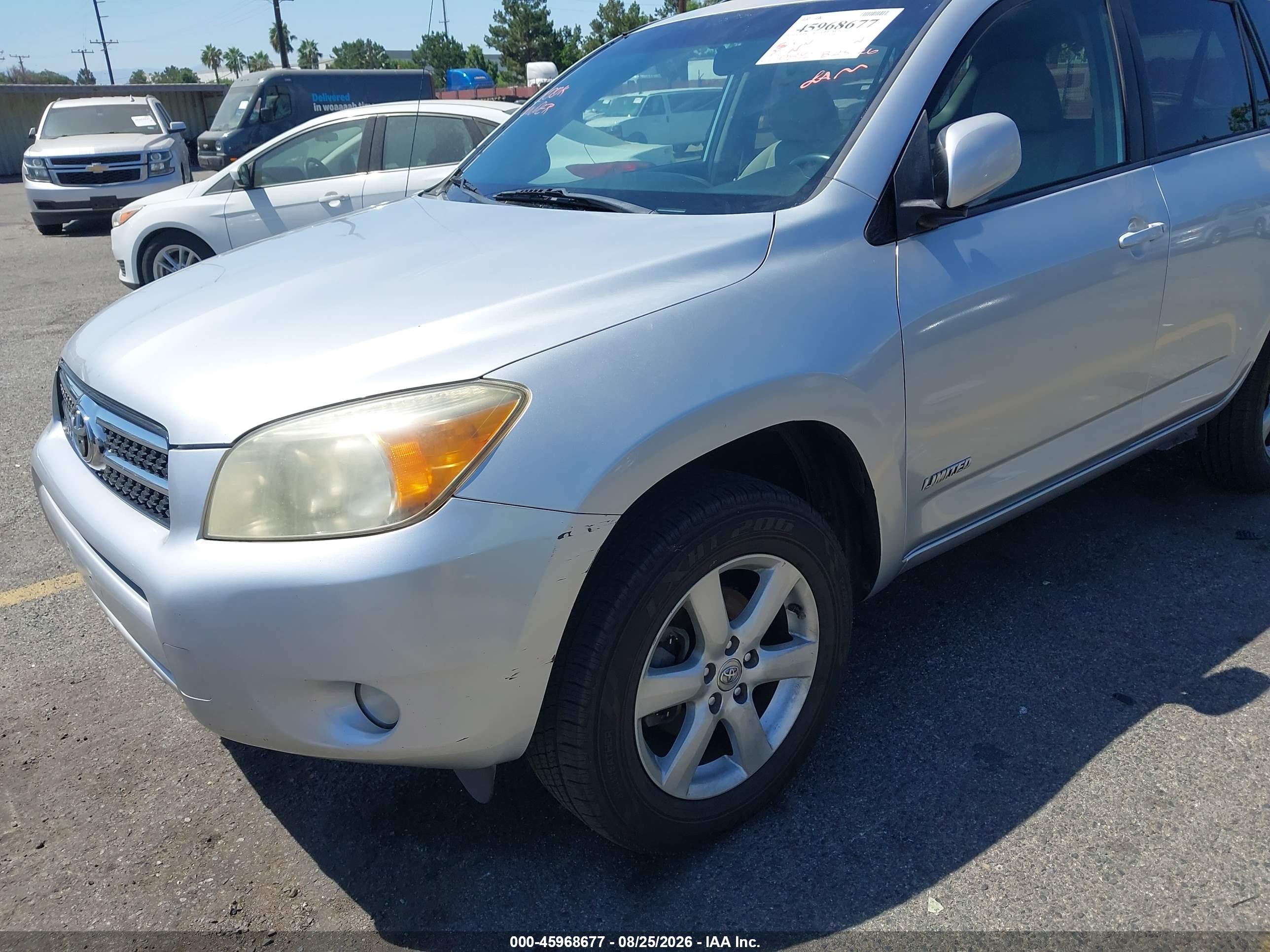 2007 Toyota Rav4 Limited Silver vin: JTMZD34V475035513