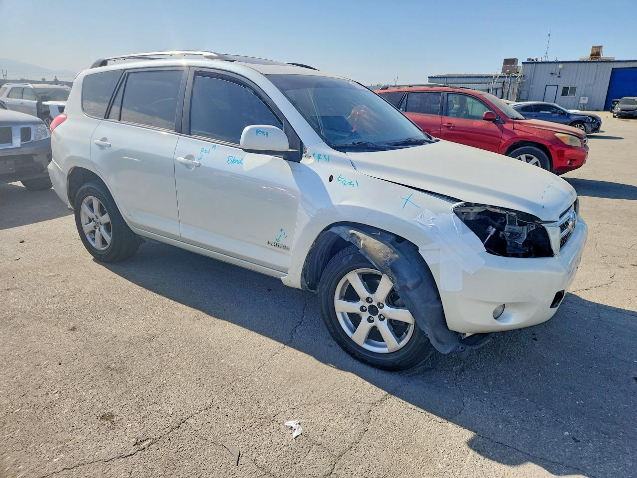 2006 Toyota Rav4 Limited White vin: JTMZD34V565025359