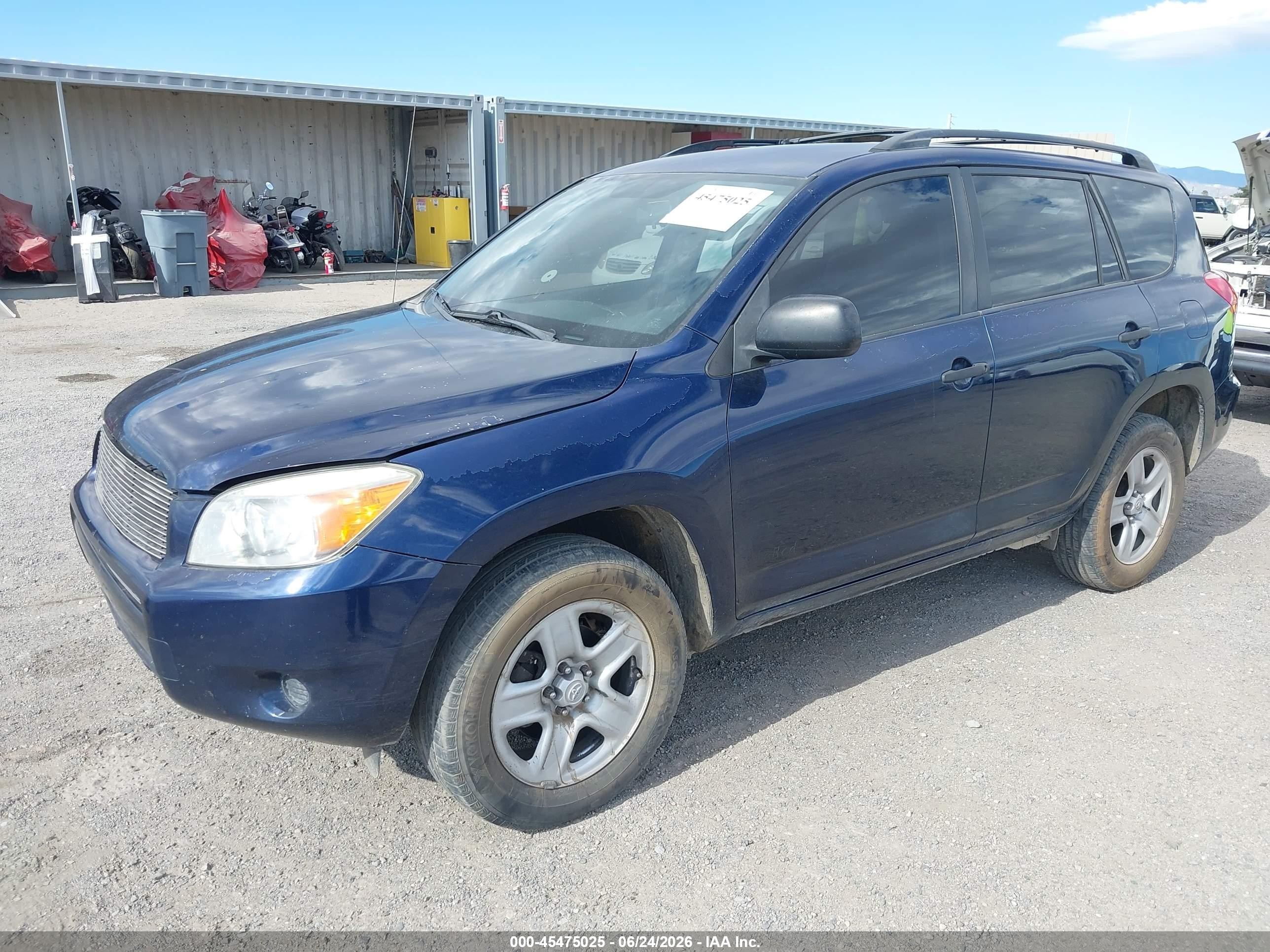 2007 Toyota Rav4   Blue vin: JTMZD35V075075070