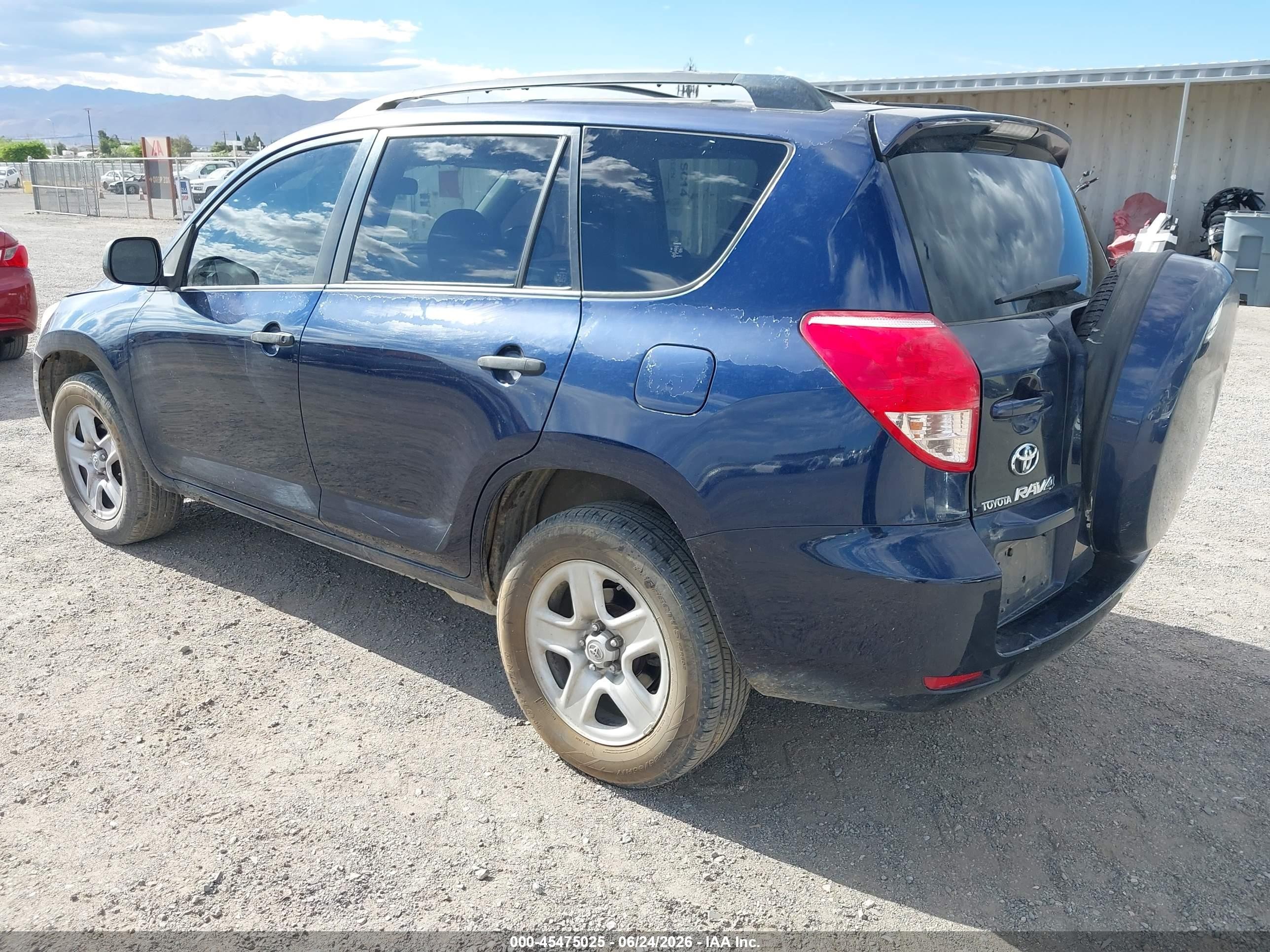 2007 Toyota Rav4   Blue vin: JTMZD35V075075070