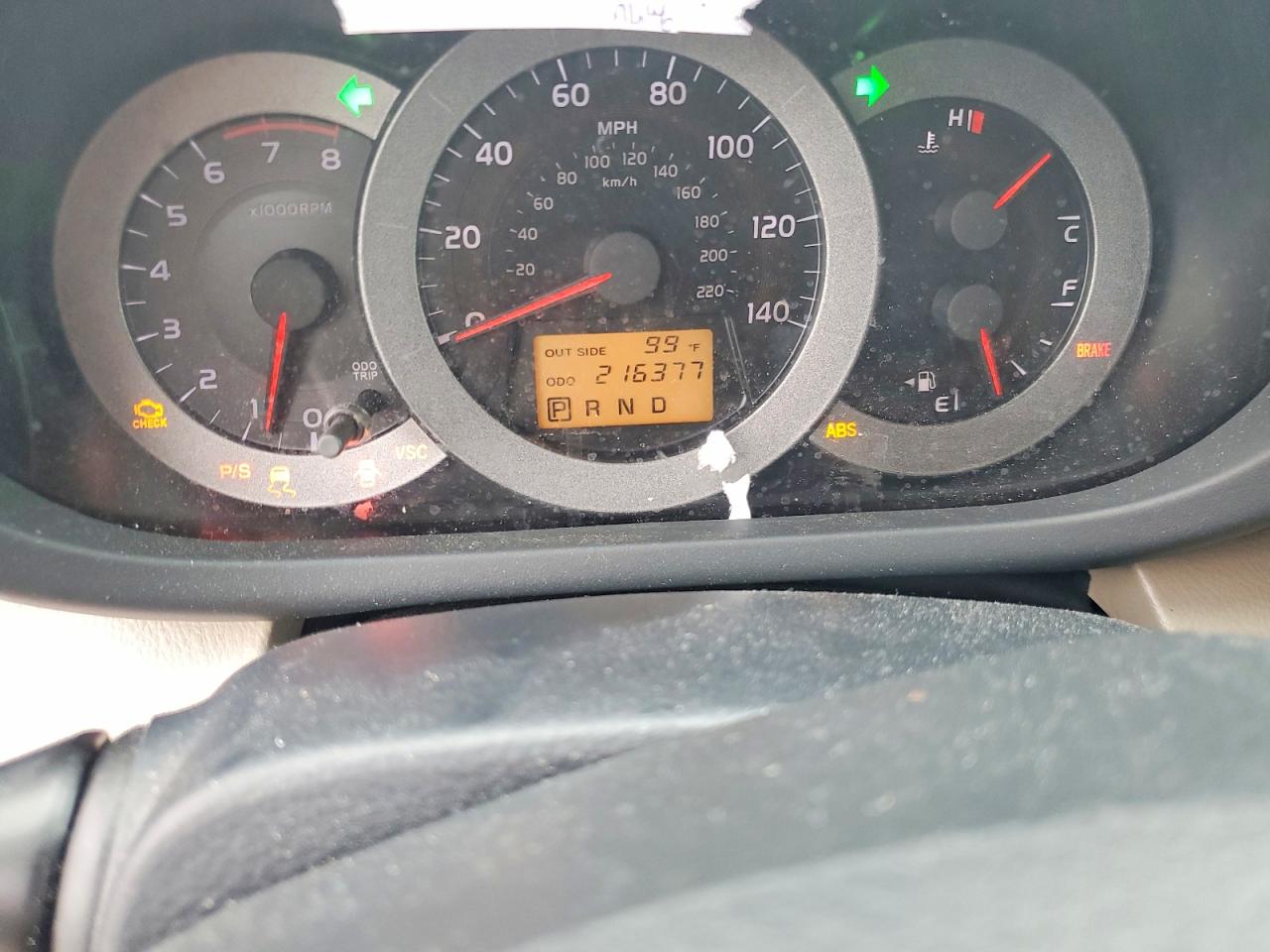2008 Toyota Rav4 Base Tan vin: JTMZD35V285086668