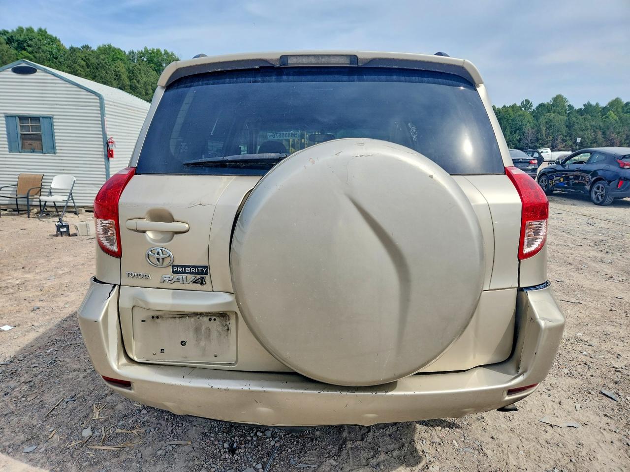 2007 Toyota Rav4 Base Бежевый vin: JTMZD35V775040672