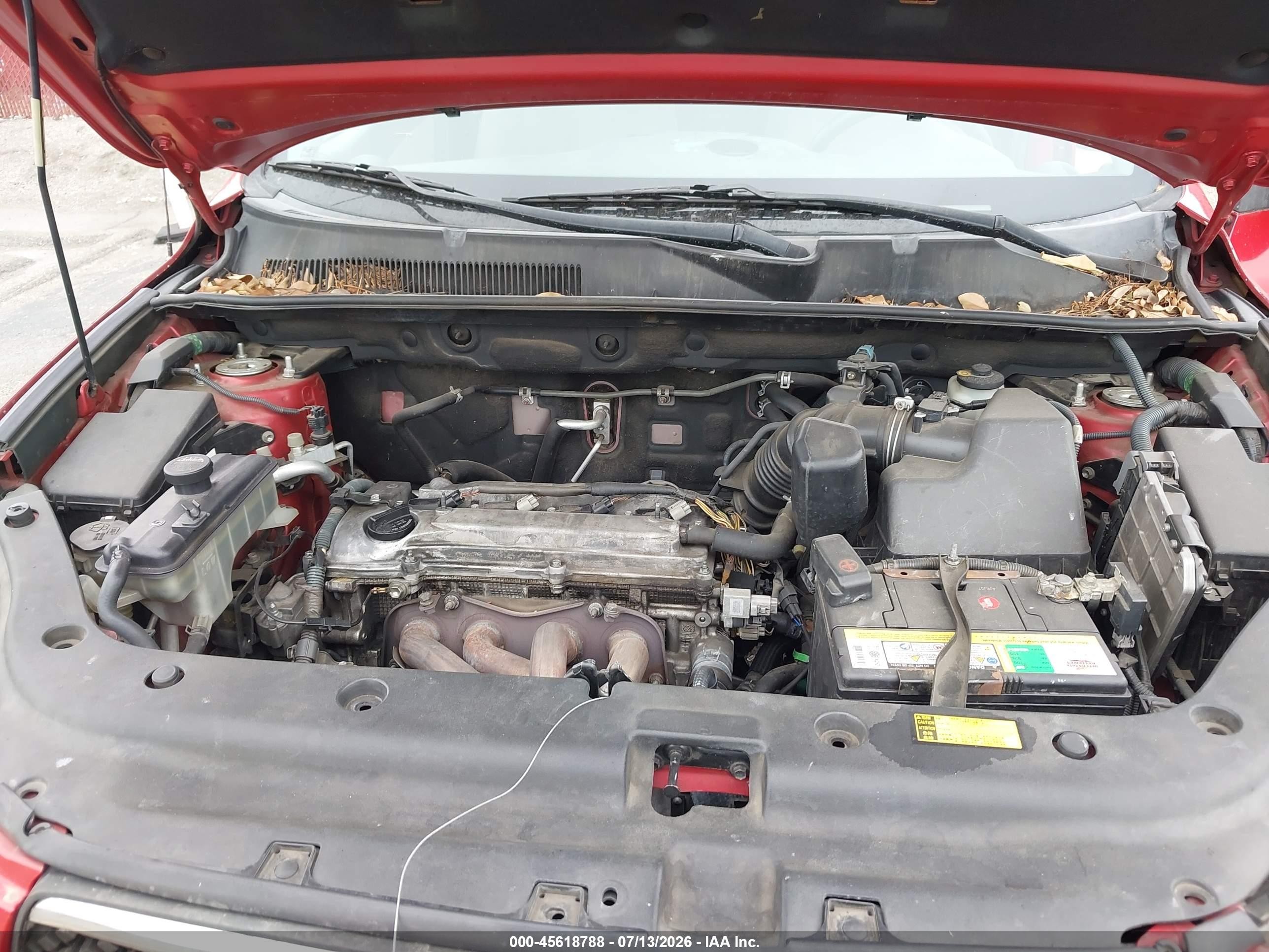 2007 Toyota Rav4   Красный vin: JTMZD35V775071873