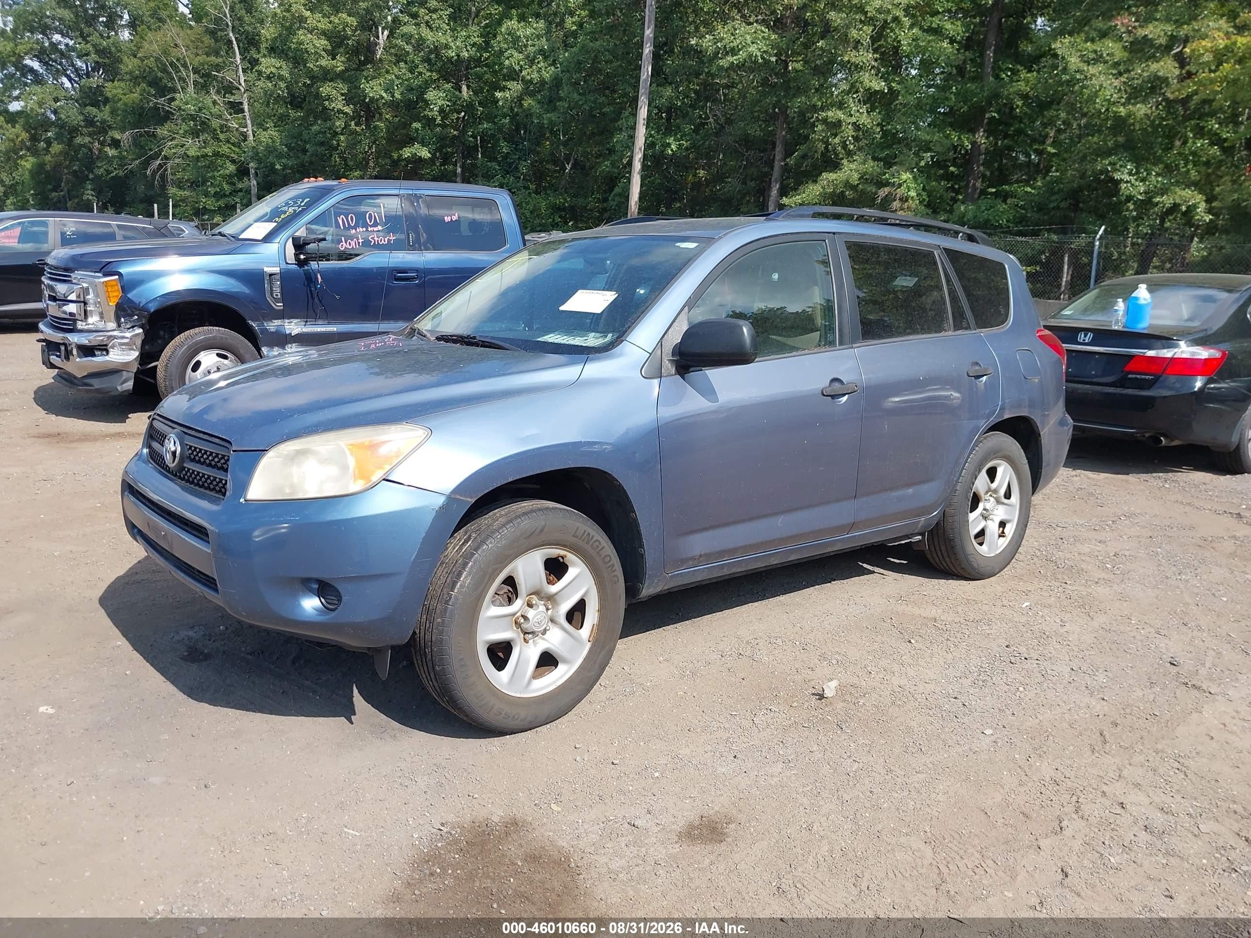 2008 Toyota Rav4   Blue vin: JTMZD35V785116893