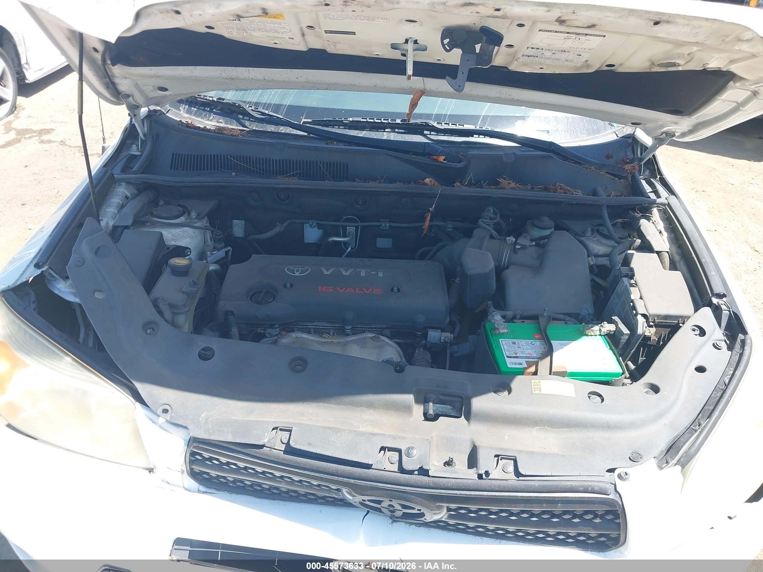 2007 Toyota Rav4 Белый vin: JTMZD35V875033956