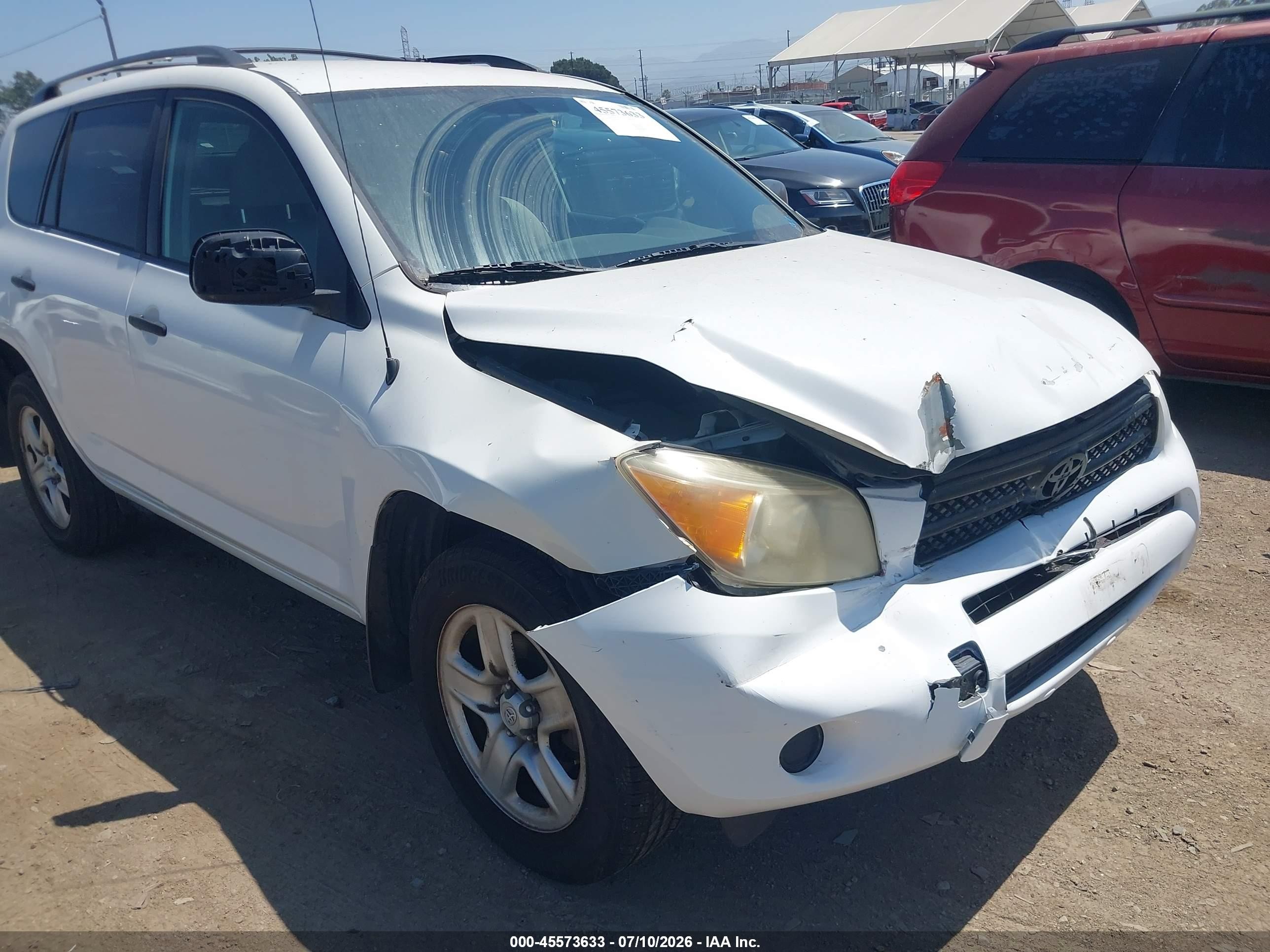 2007 Toyota Rav4 Белый vin: JTMZD35V875033956