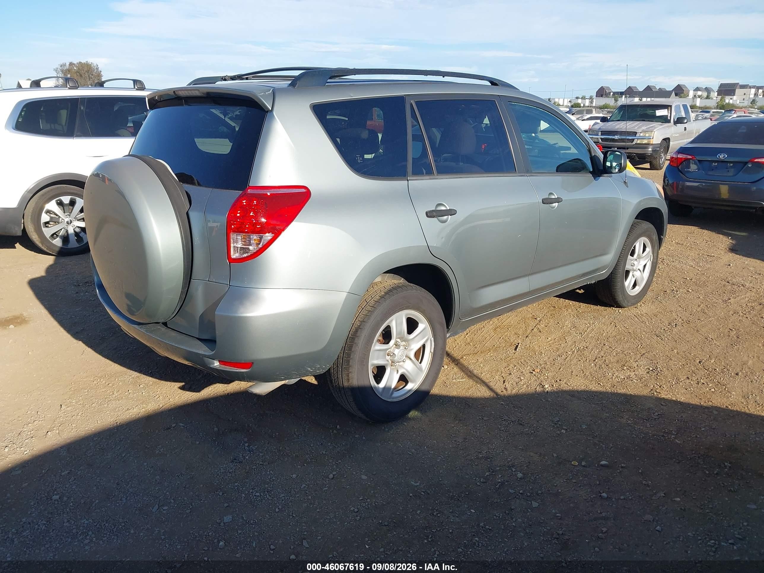 2008 Toyota Rav4   Green vin: JTMZD35V985109606