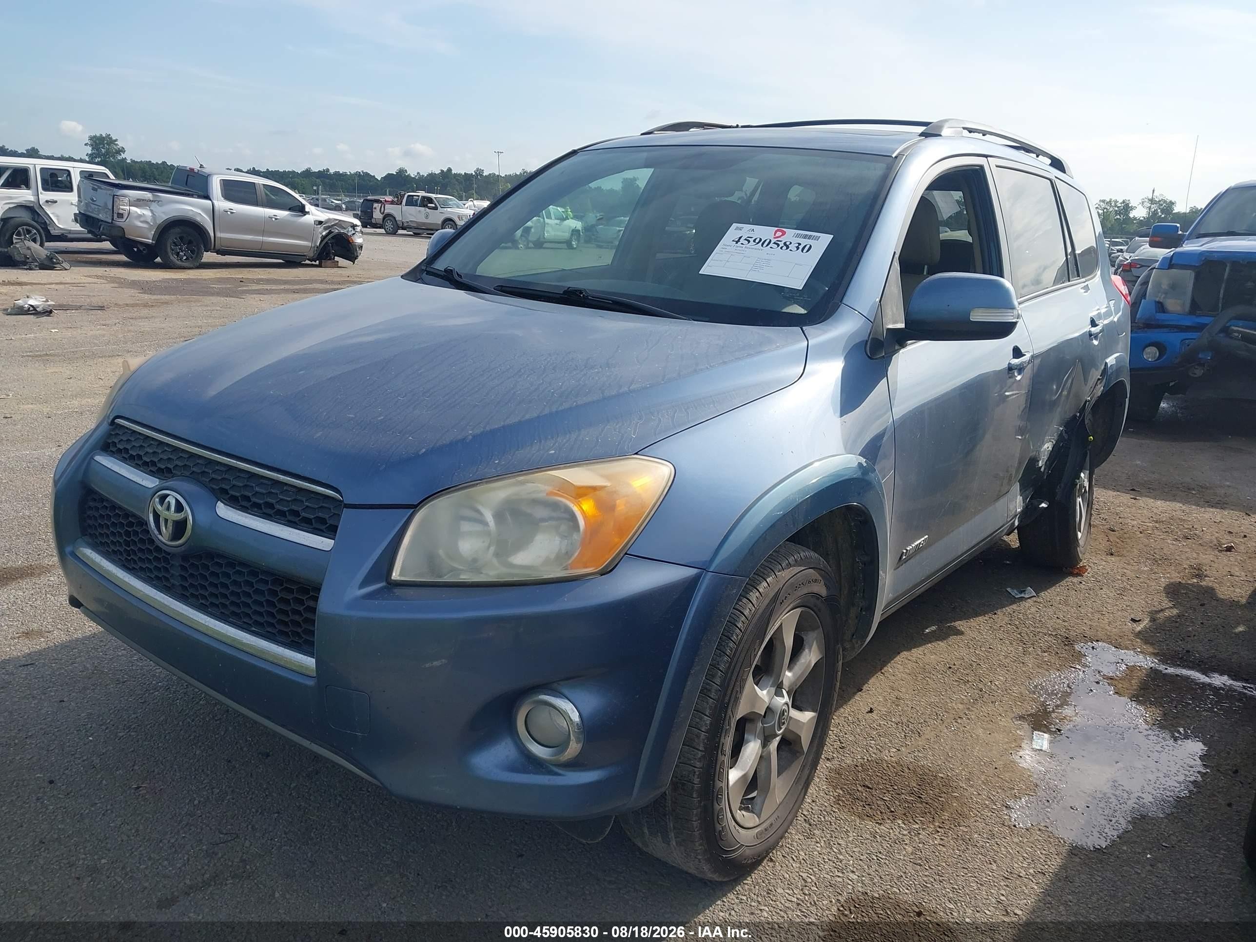2009 Toyota Rav4 Limited Синий vin: JTMZF31V29D003067