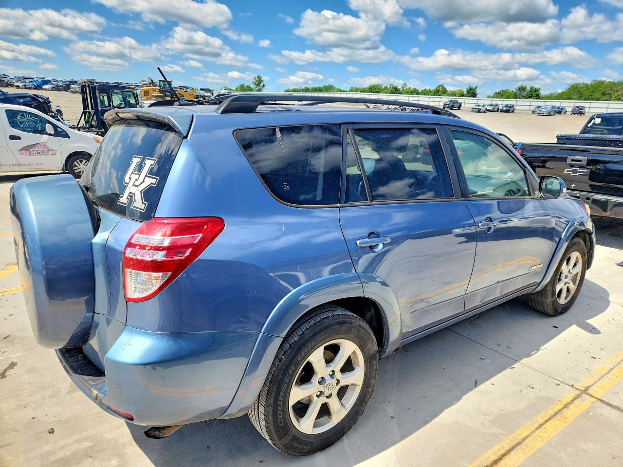 2009 Toyota Rav4 Limited Blue vin: JTMZF31V395012726