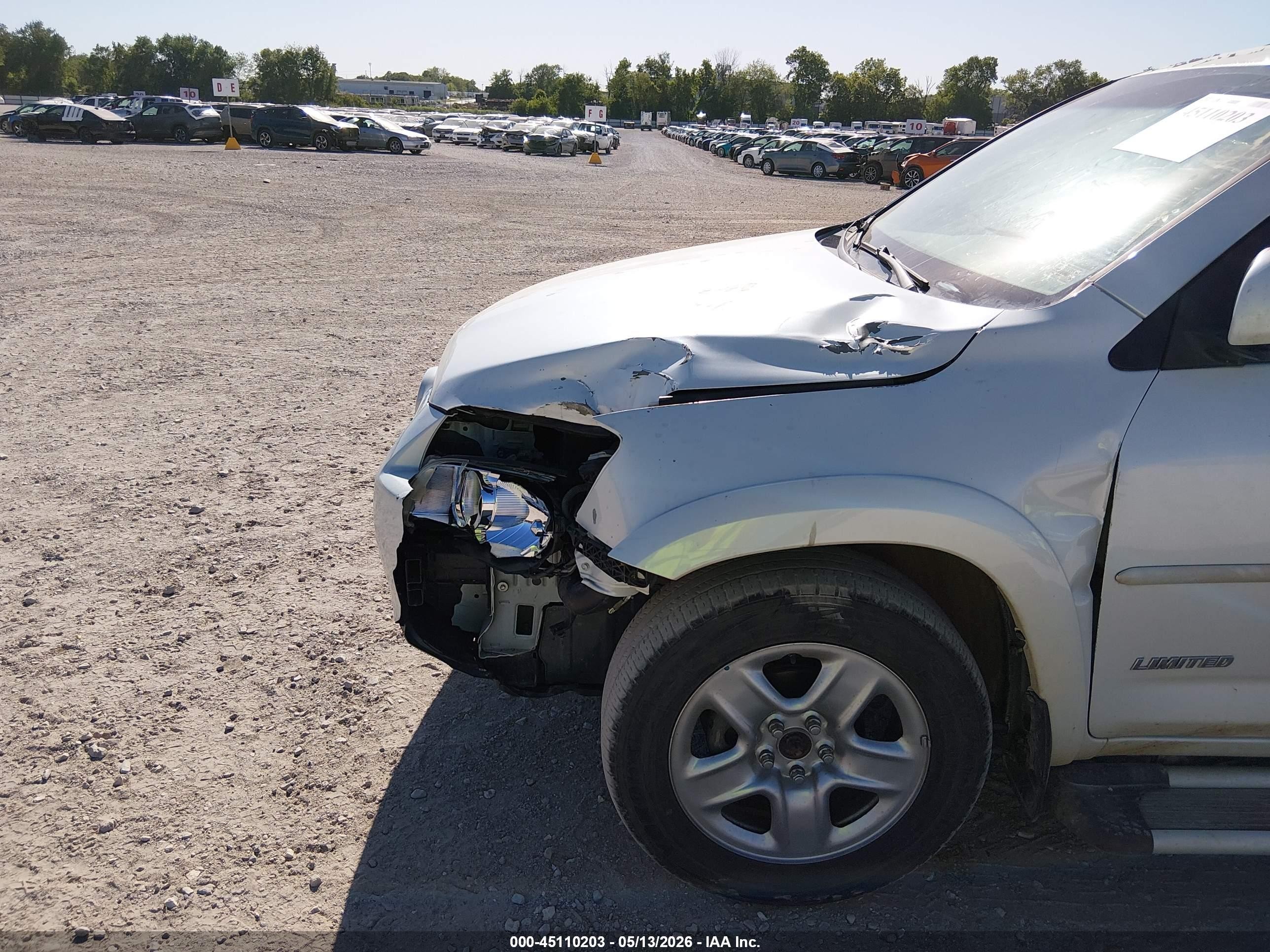 2009 Toyota Rav4 Limited White vin: JTMZF31V495011293